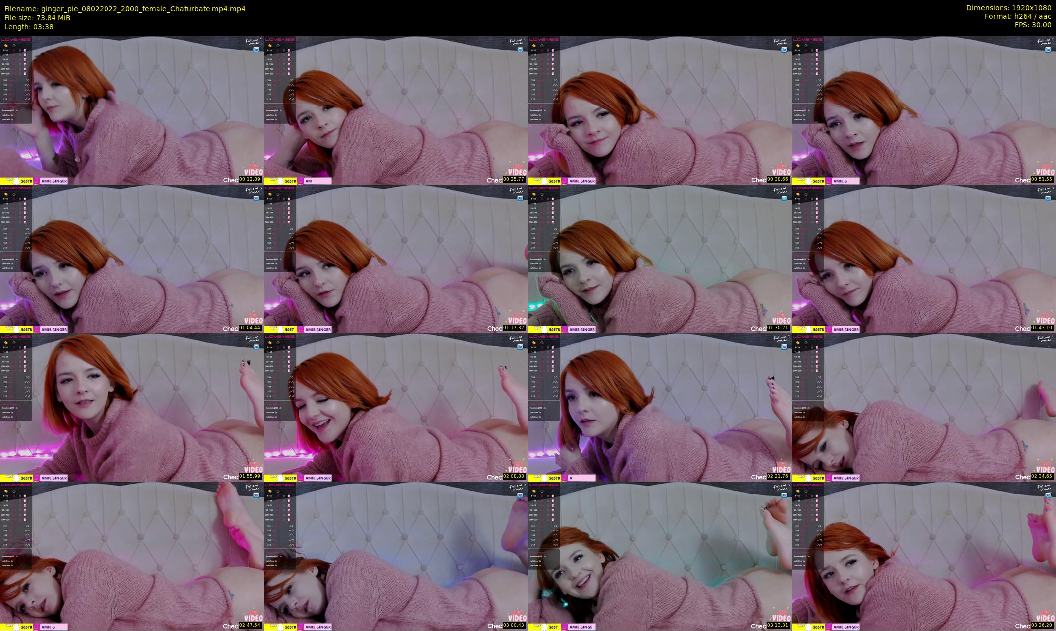 ginger_pie — 4 minute Chaturbate female cam show recording, 1080p, Feb 8, 2022