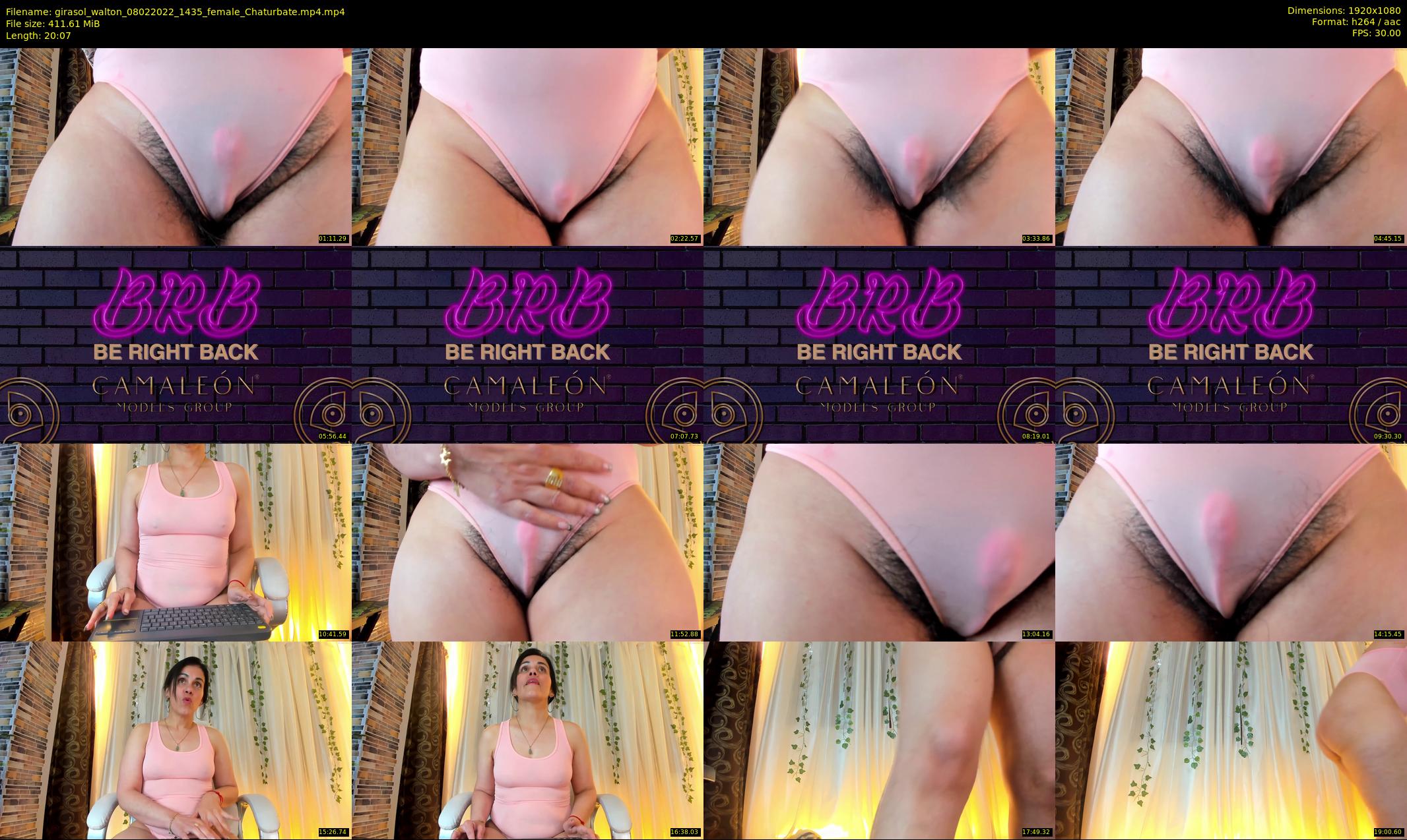 girasol_walton — 21 minute Chaturbate female cam show recording, 1080p, Feb 8, 2022