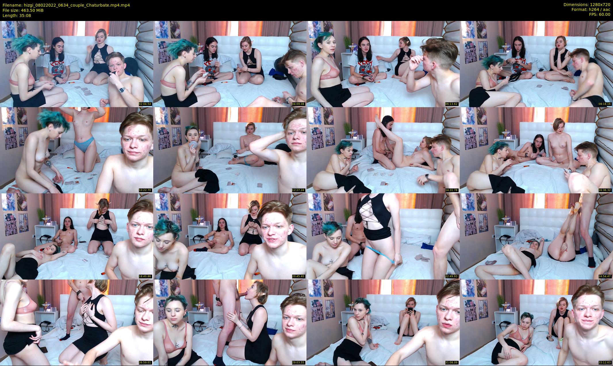 hizgi — 36 minute Chaturbate couple cam show recording, 720p, Feb 8, 2022
