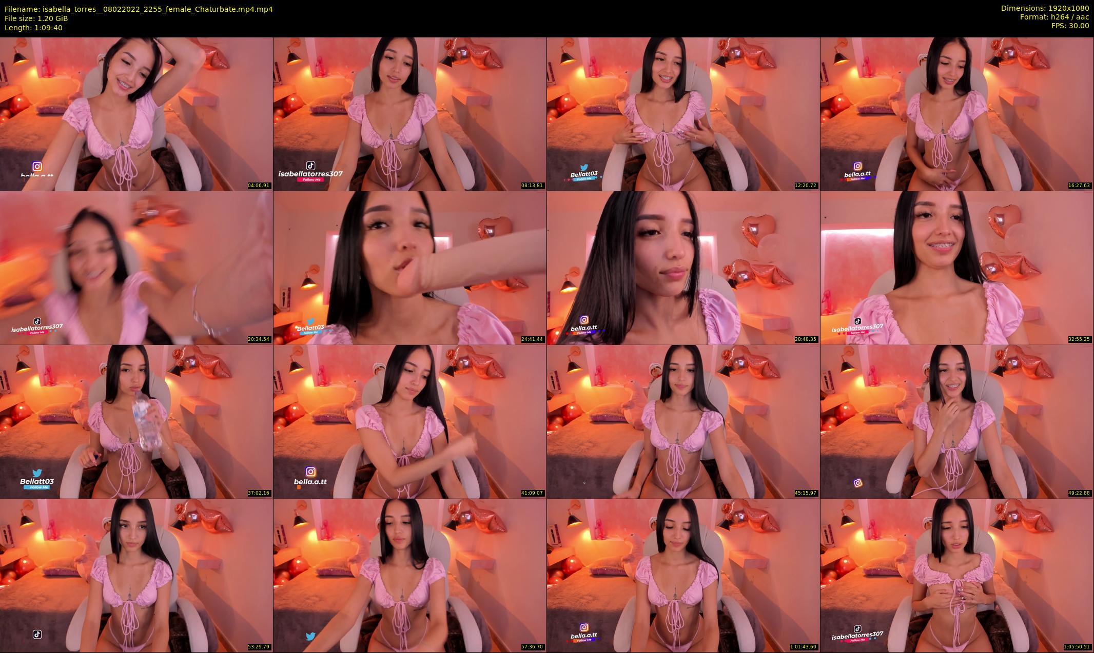 isabella_torres_ — 70 minute Chaturbate female cam show recording, 1080p, Feb 8, 2022