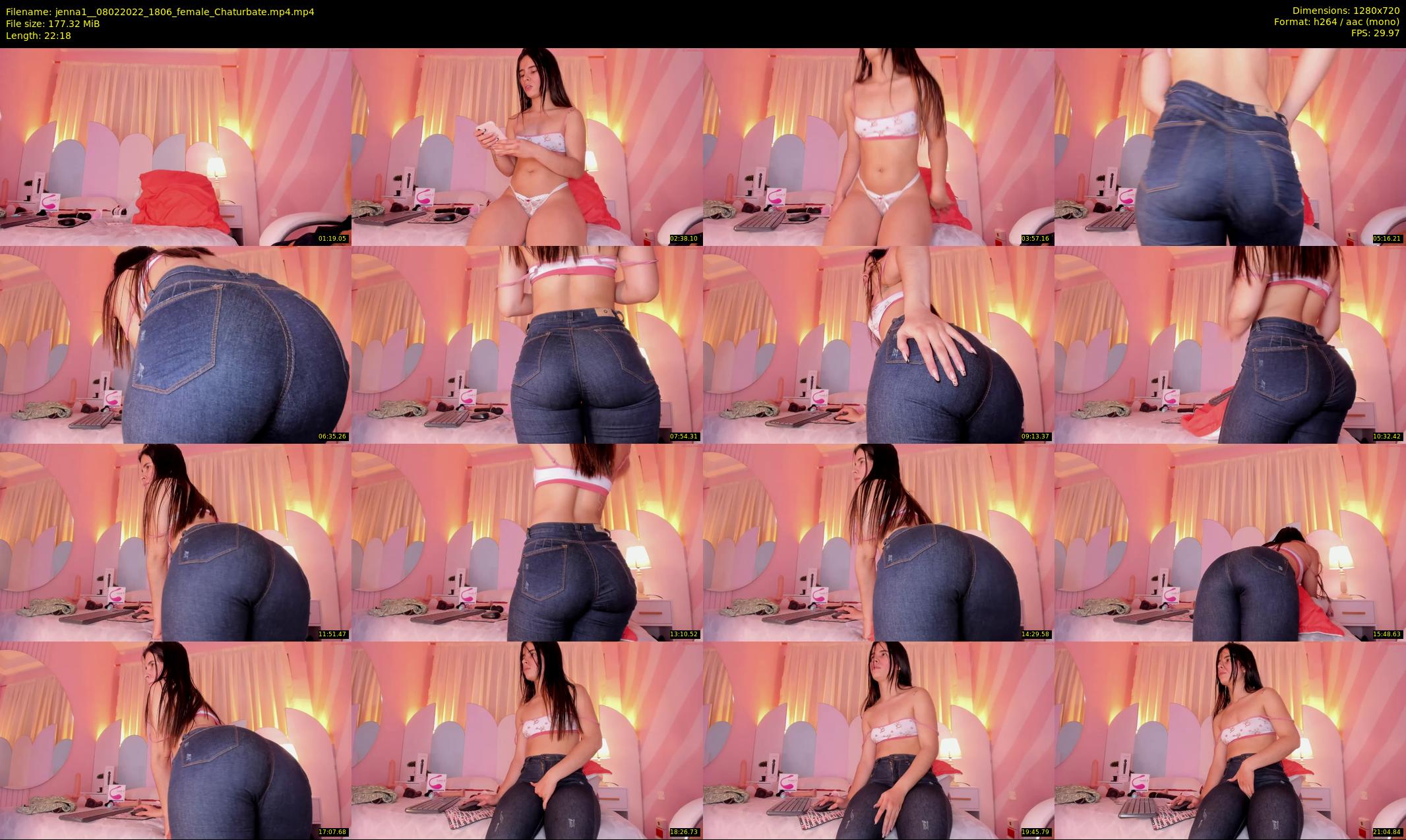 jenna1_ — 23 minute Chaturbate female cam show recording, 720p, Feb 8, 2022