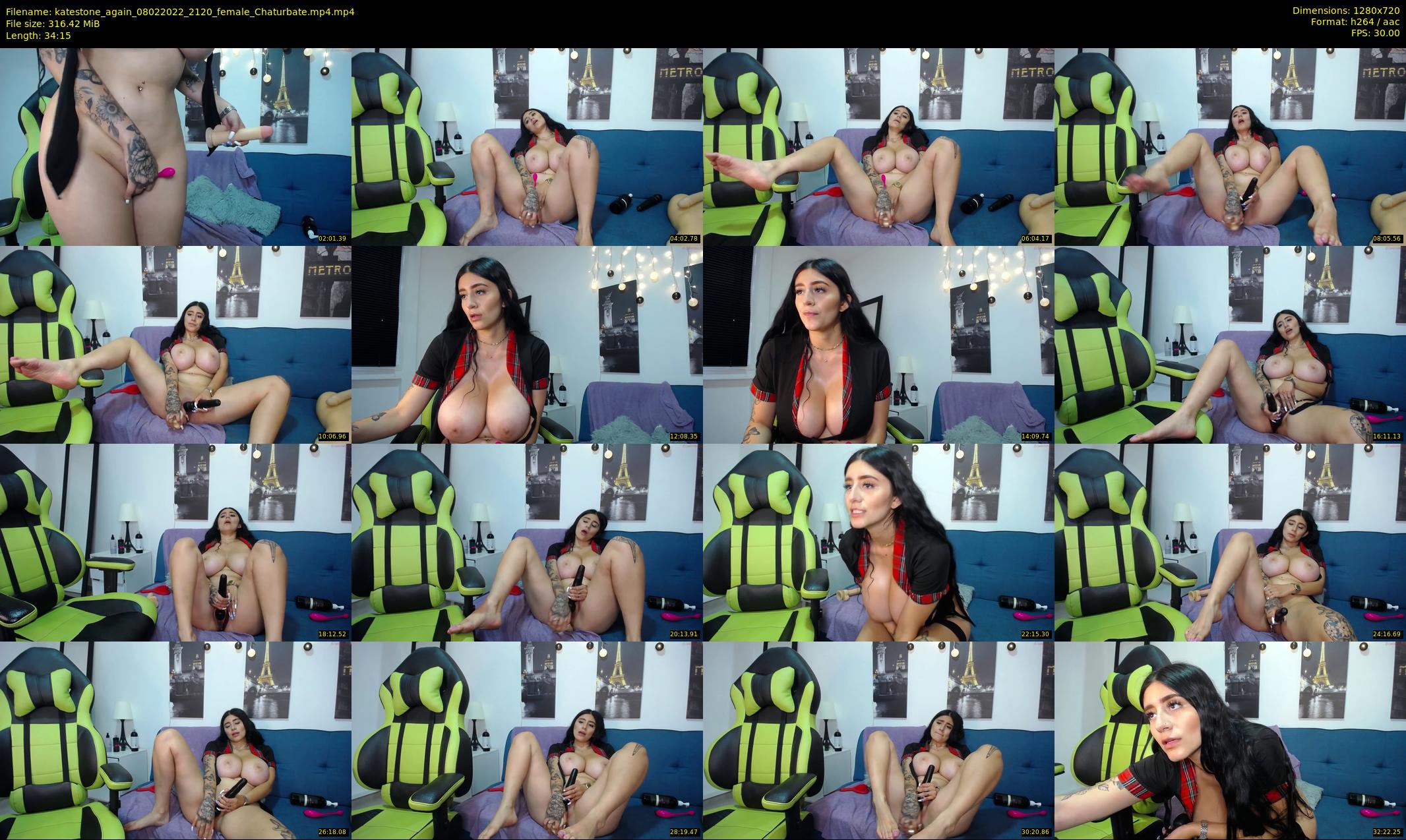 katestone_again — 35 minute Chaturbate female cam show recording, 720p, Feb 8, 2022