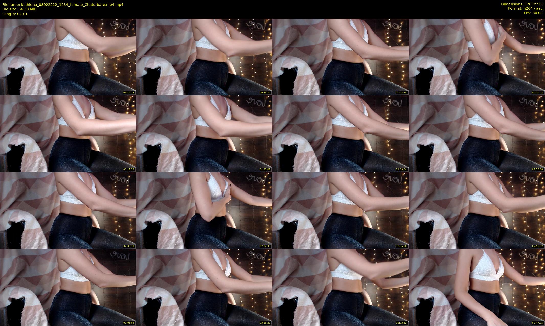 kathlena — 5 minute Chaturbate female cam show recording, 720p, Feb 8, 2022