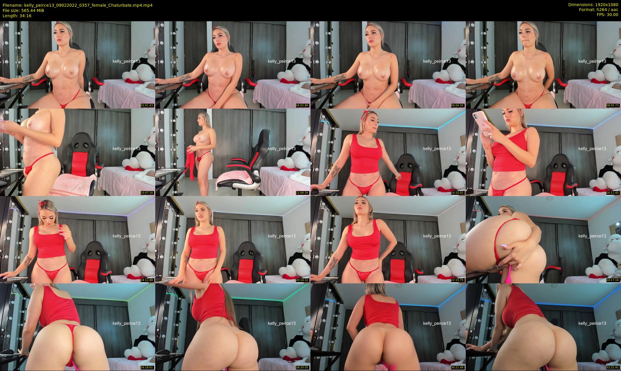 kelly_peirce13 — 35 minute Chaturbate female cam show recording, 1080p, Feb 9, 2022