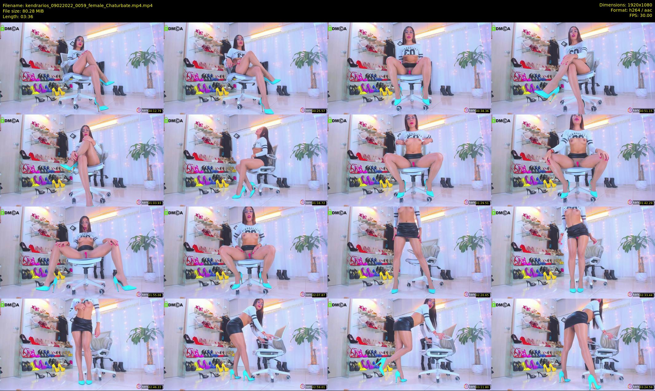kendrarios — 4 minute Chaturbate female cam show recording, 1080p, Feb 9, 2022