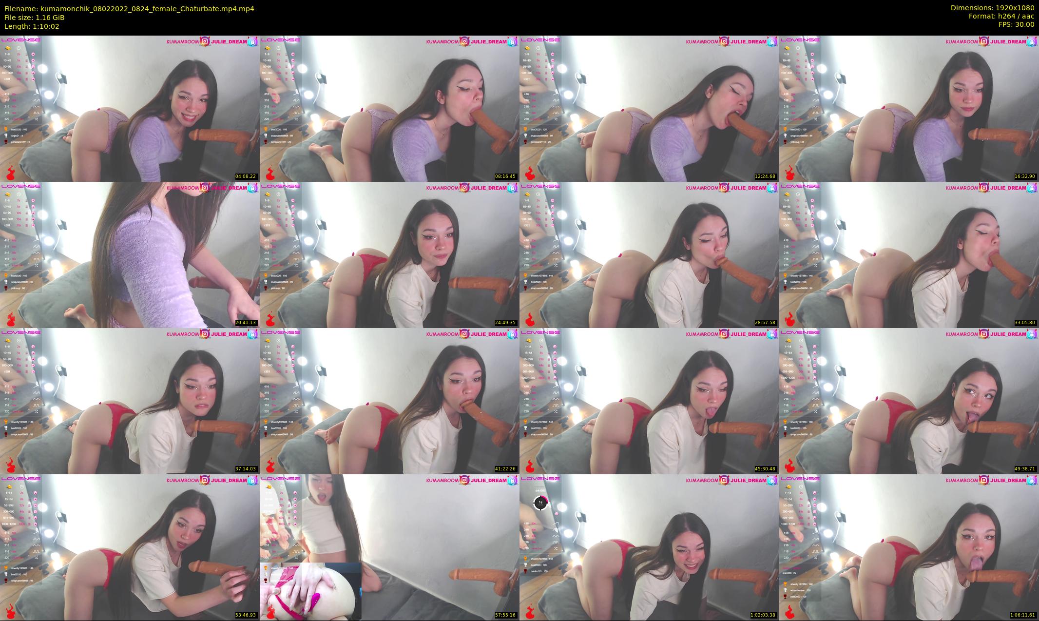 kumamonchik — 71 minute Chaturbate couple cam show recording, 1080p, Feb 8, 2022