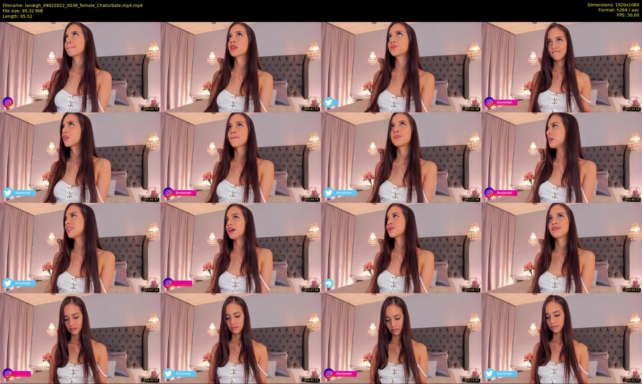laniegh — 6 minute Chaturbate female cam show recording, 1080p, Feb 9, 2022