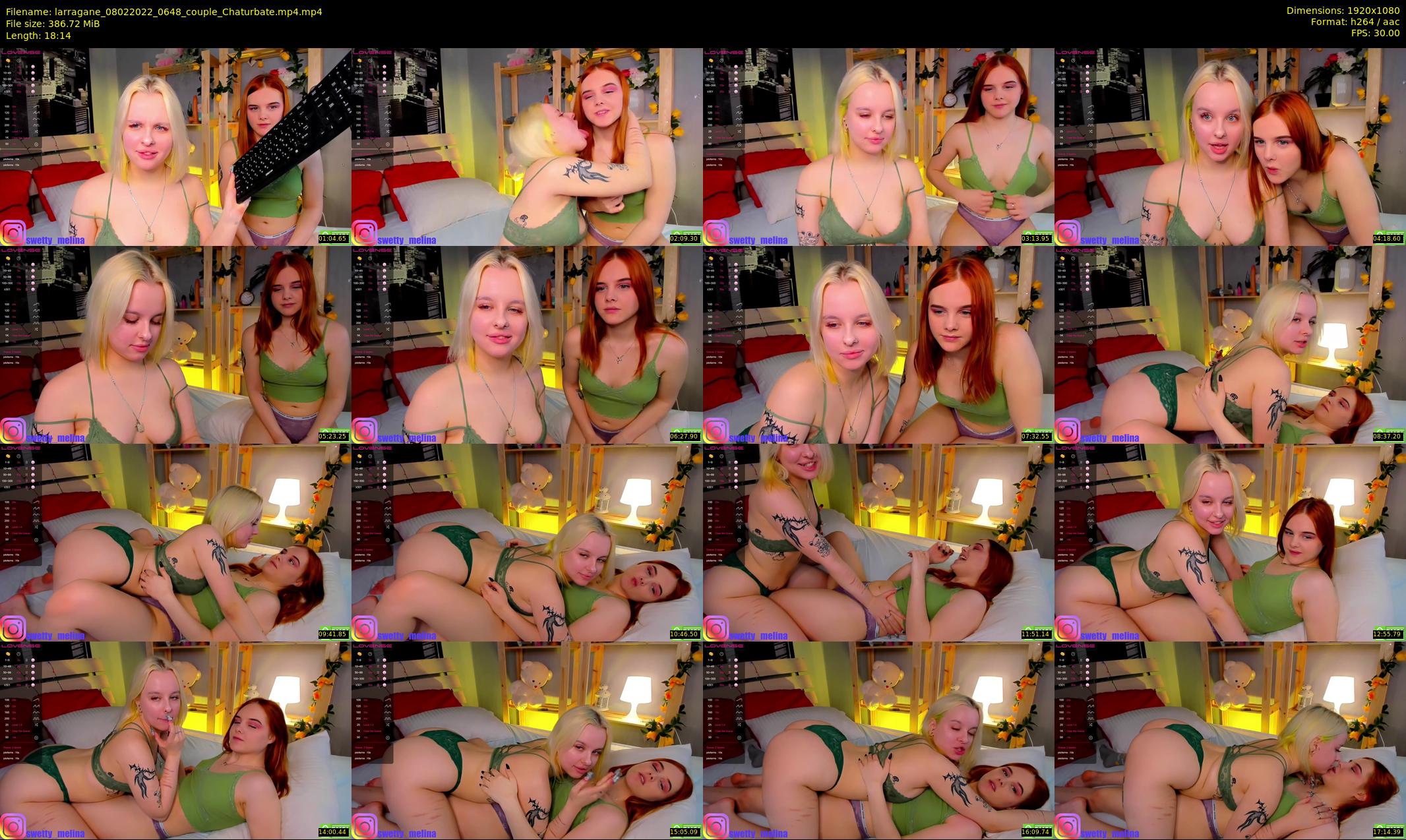 larragane — 19 minute Chaturbate couple cam show recording, 1080p, Feb 8, 2022