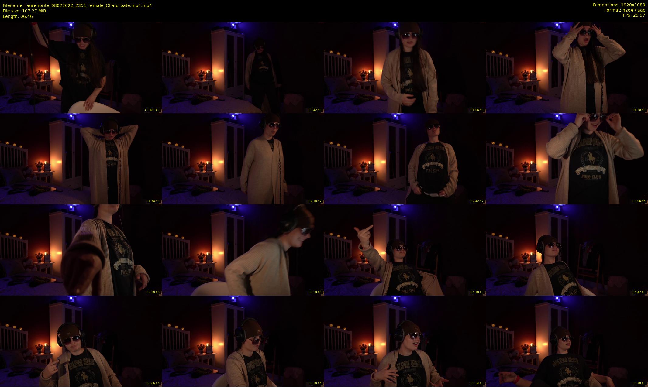 laurenbrite — 7 minute Chaturbate female cam show recording, 1080p, Feb 8, 2022