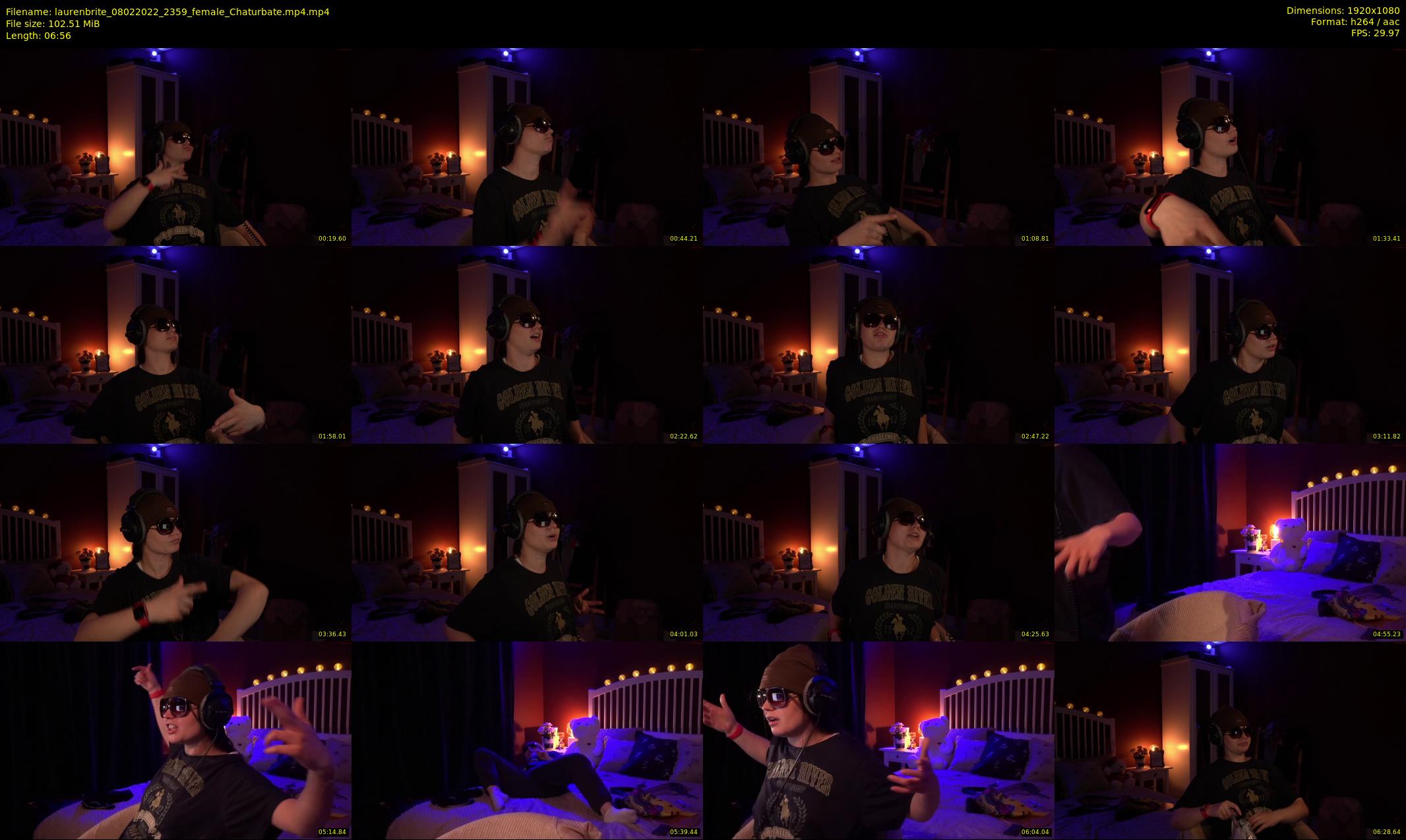 laurenbrite — 7 minute Chaturbate female cam show recording, 1080p, Feb 8, 2022