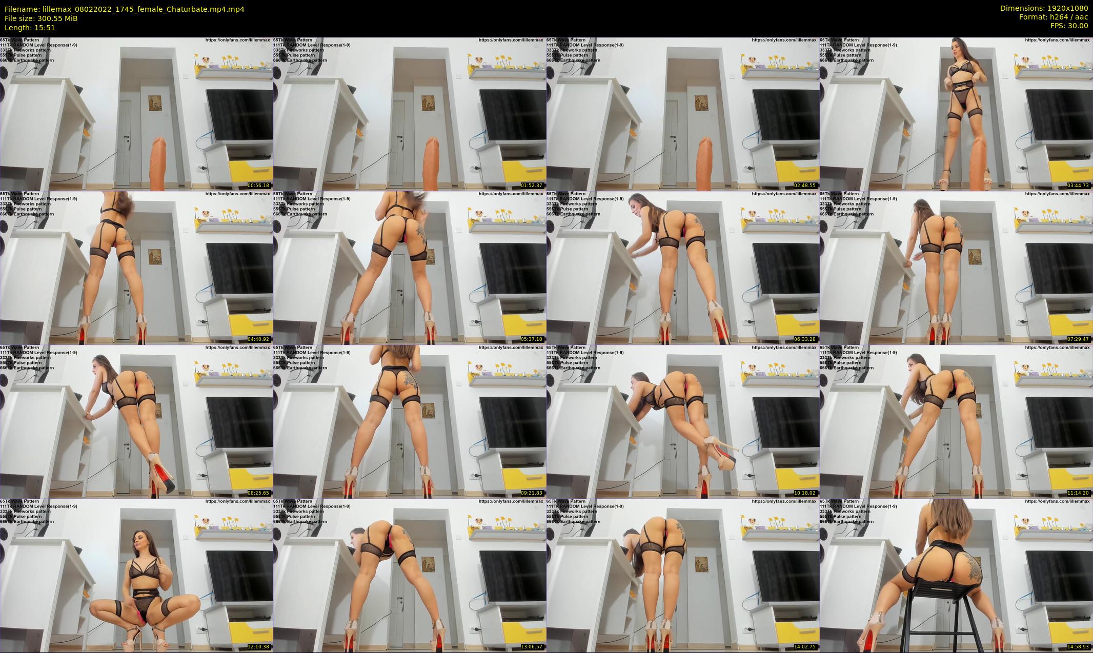 lillemax — 16 minute Chaturbate female cam show recording, 1080p, Feb 8, 2022