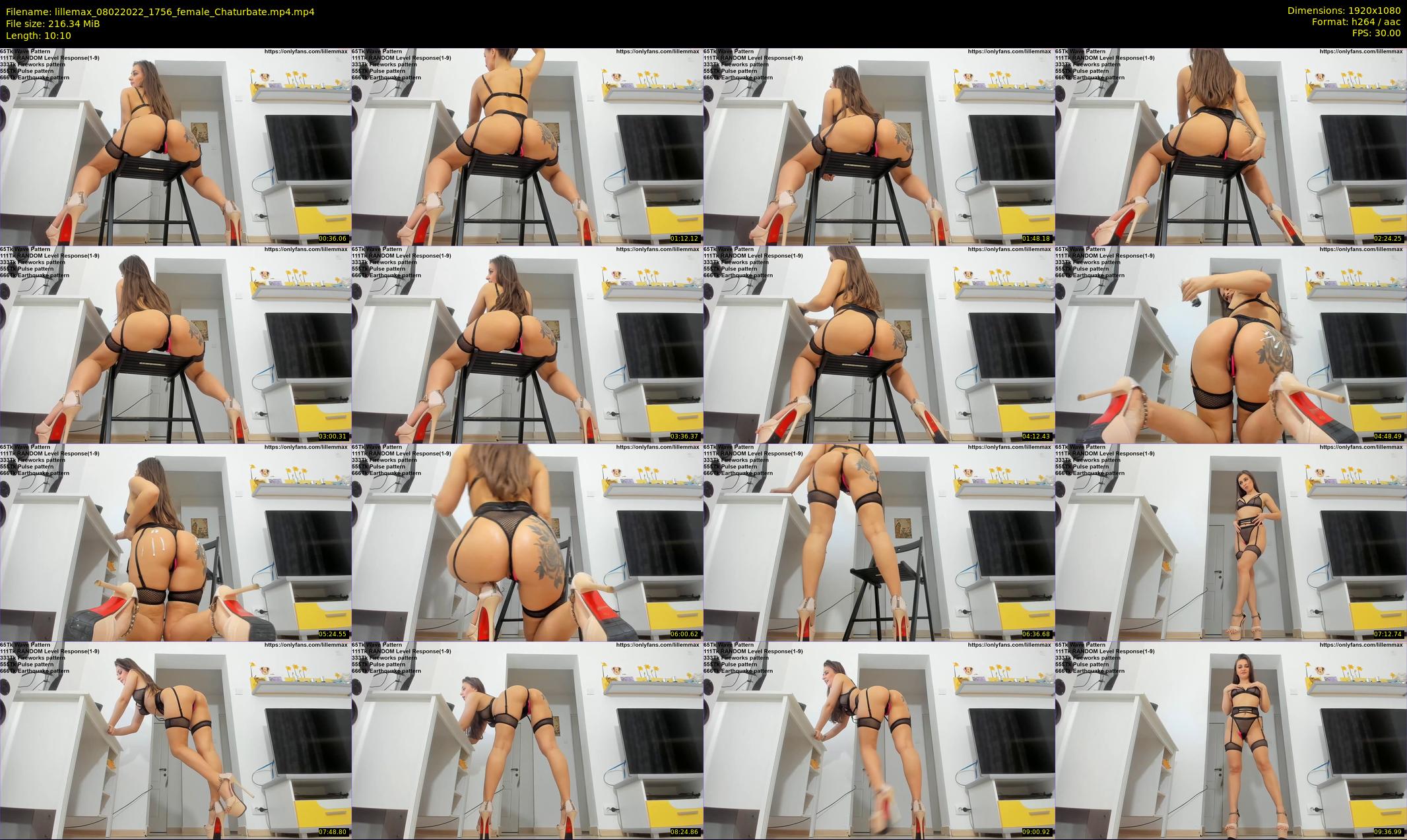 lillemax — 11 minute Chaturbate female cam show recording, 1080p, Feb 8, 2022