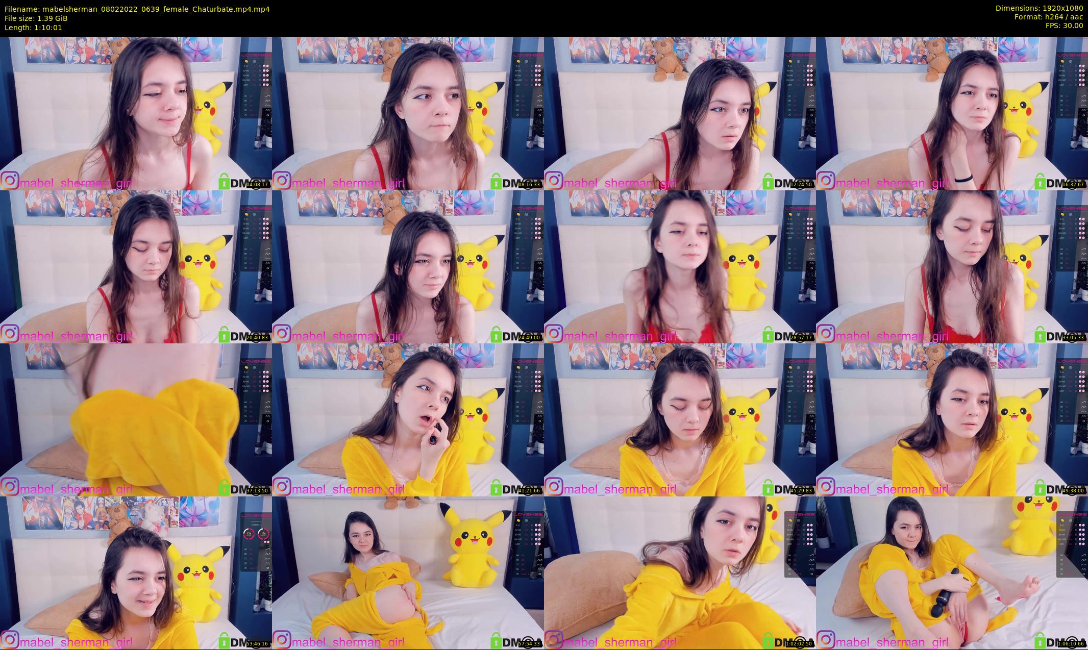 mabelsherman — 71 minute Chaturbate couple cam show recording, 1080p, Feb 8, 2022