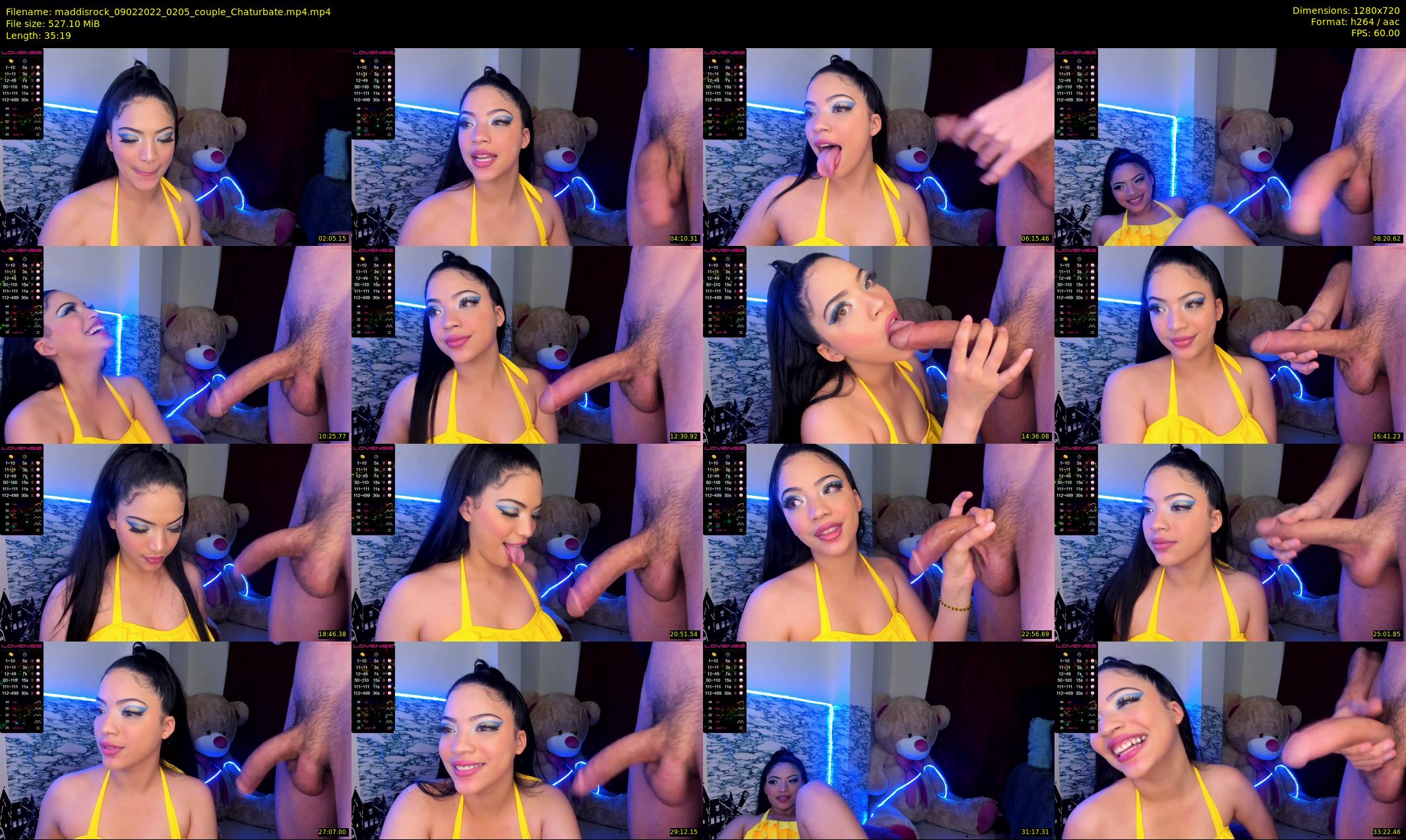 maddisrock — 36 minute Chaturbate couple cam show recording, 720p, Feb 9, 2022