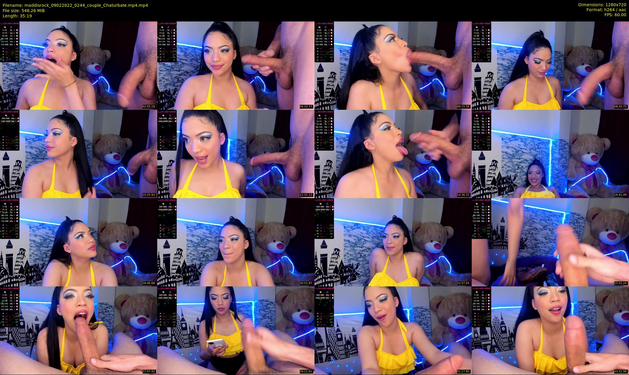 maddisrock — 36 minute Chaturbate couple cam show recording, 720p, Feb 9, 2022