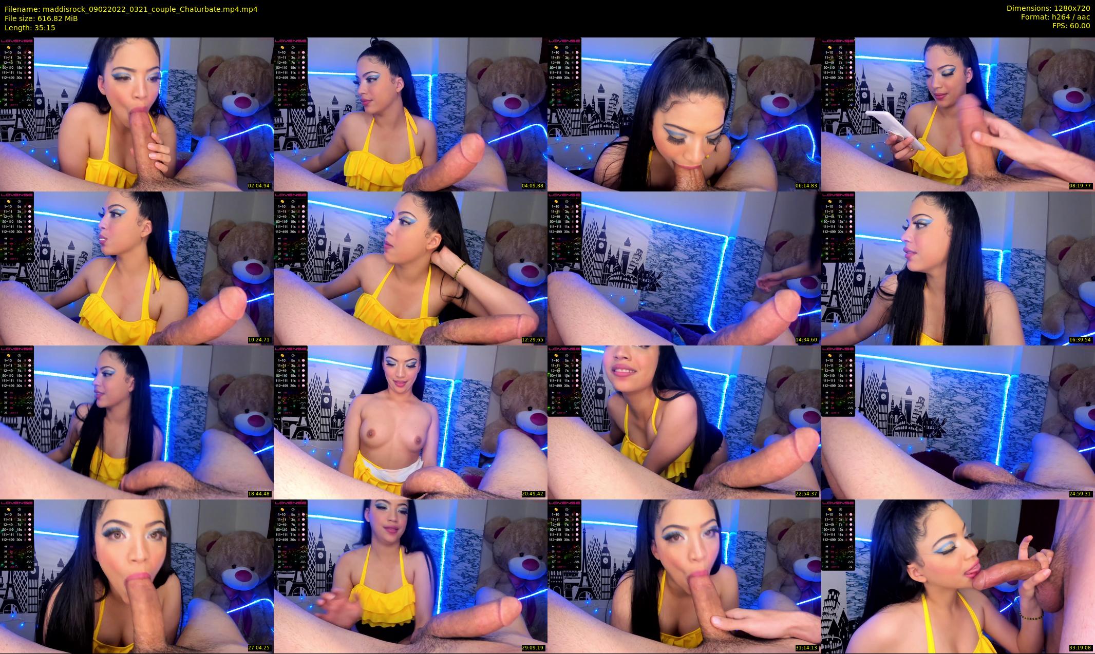 maddisrock — 36 minute Chaturbate couple cam show recording, 720p, Feb 9, 2022