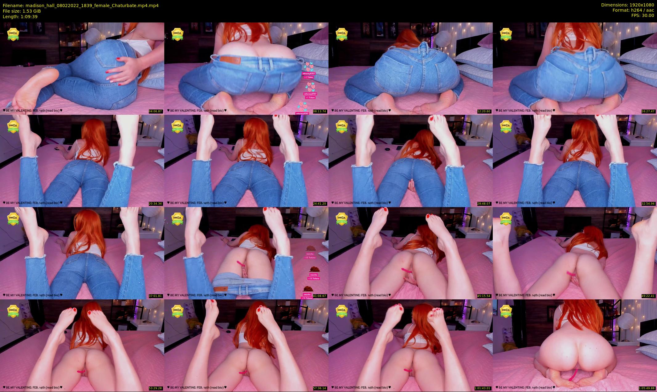 madison_hall — 70 minute Chaturbate female cam show recording, 1080p, Feb 8, 2022