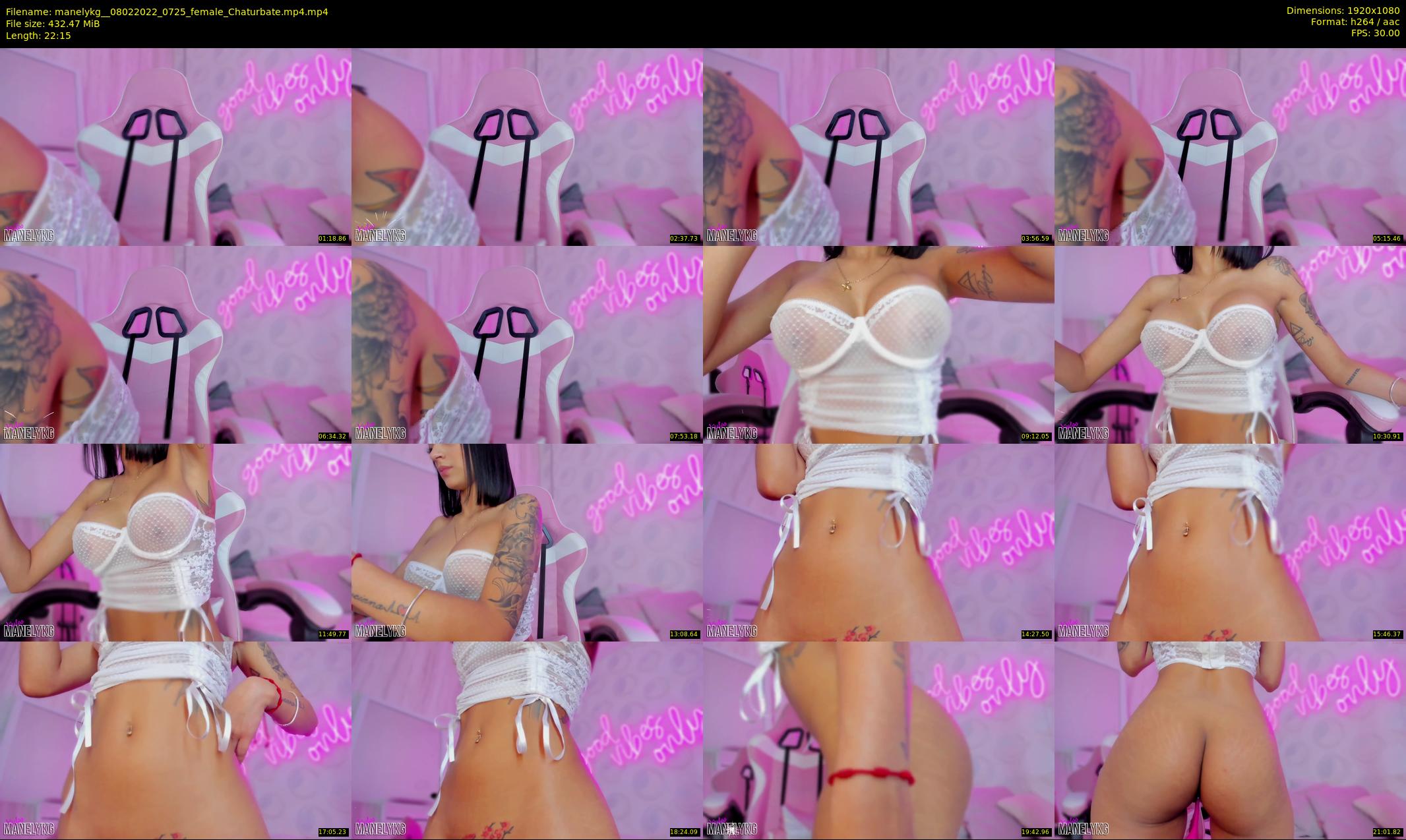manelykg_ — 23 minute Chaturbate female cam show recording, 1080p, Feb 8, 2022