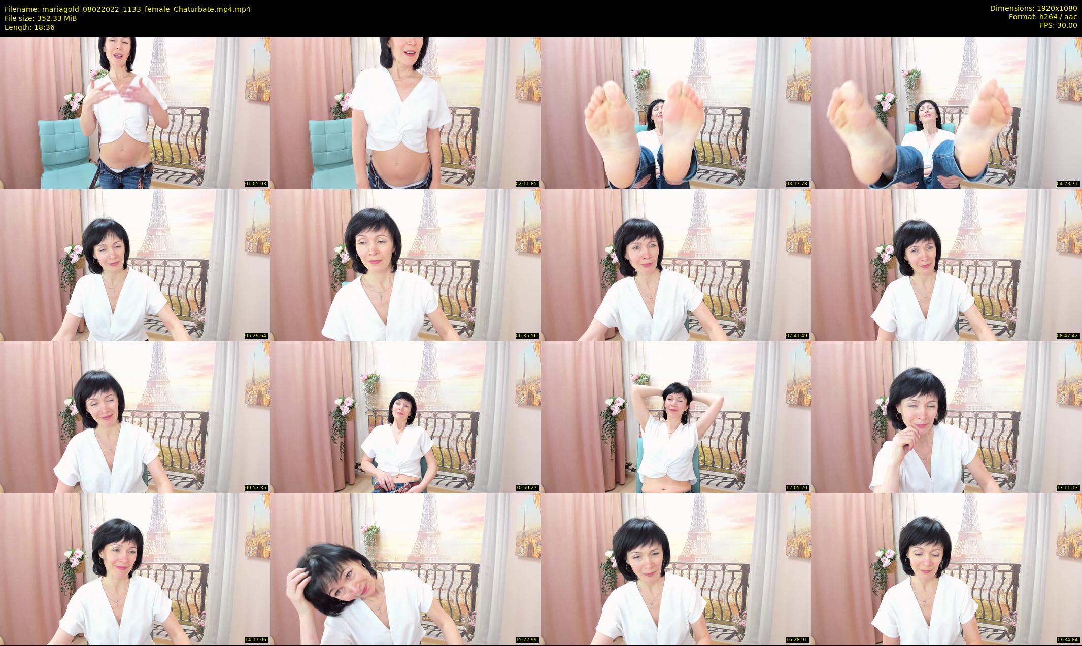 mariagold — 19 minute Chaturbate female cam show recording, 1080p, Feb 8, 2022