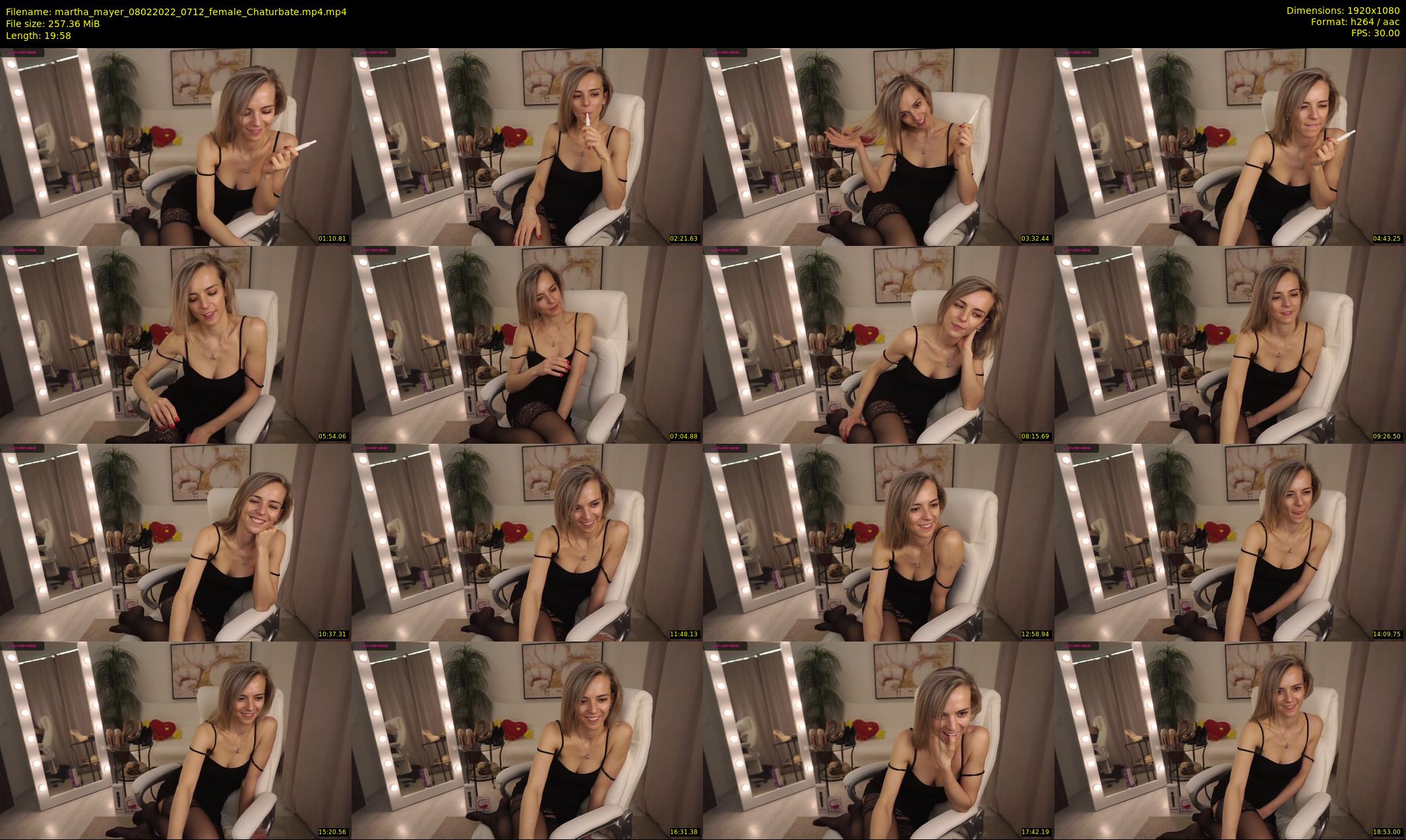 martha_mayer — 20 minute Chaturbate female cam show recording, 1080p, Feb 8, 2022