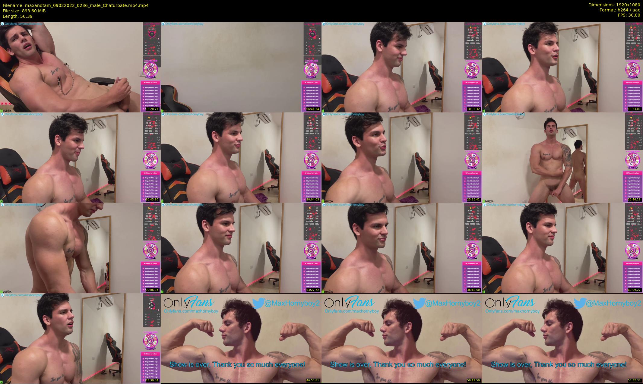 maxandtam — 57 minute Chaturbate couple cam show recording, 1080p, Feb 9, 2022