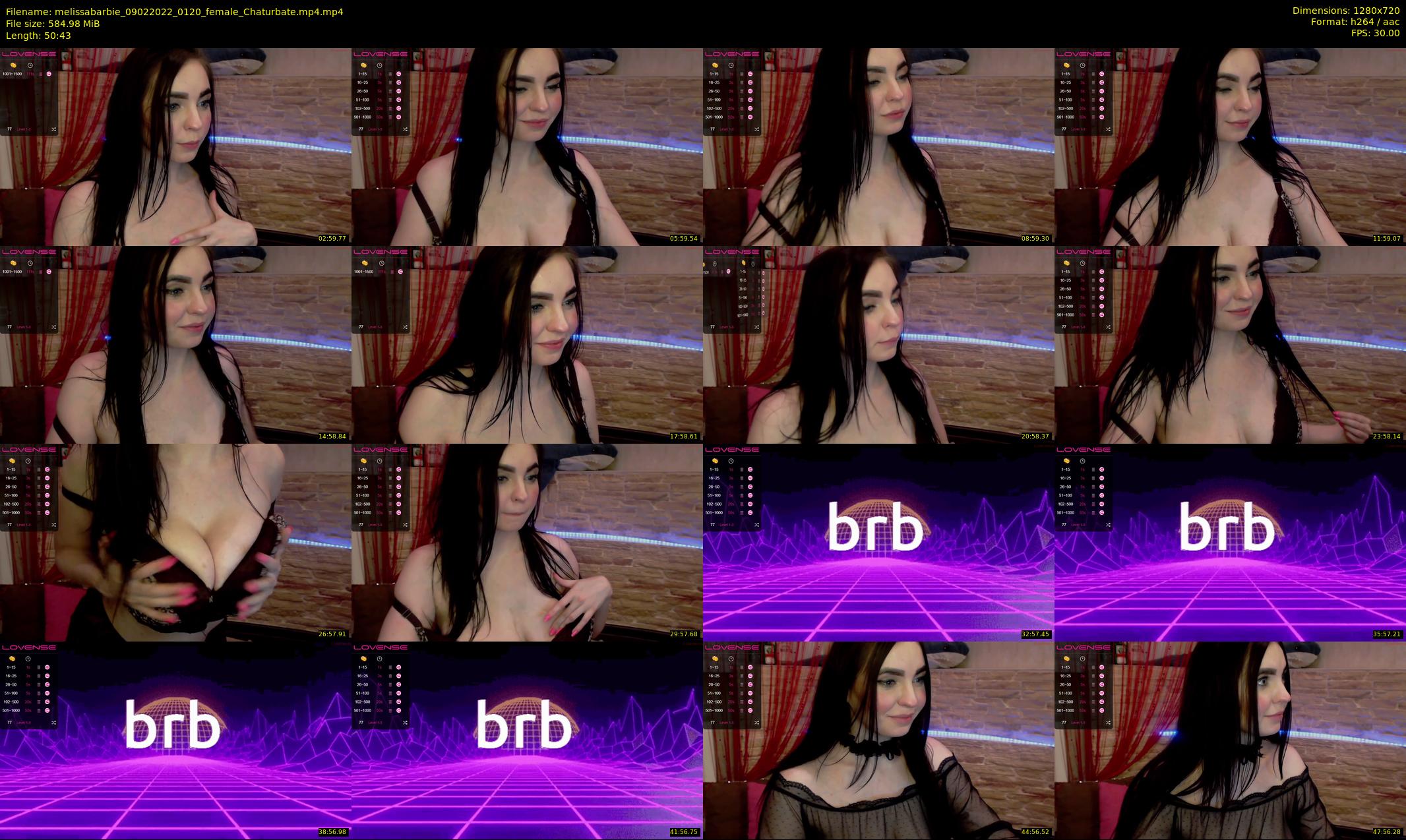 melissabarbie — 51 minute Chaturbate couple cam show recording, 720p, Feb 9, 2022