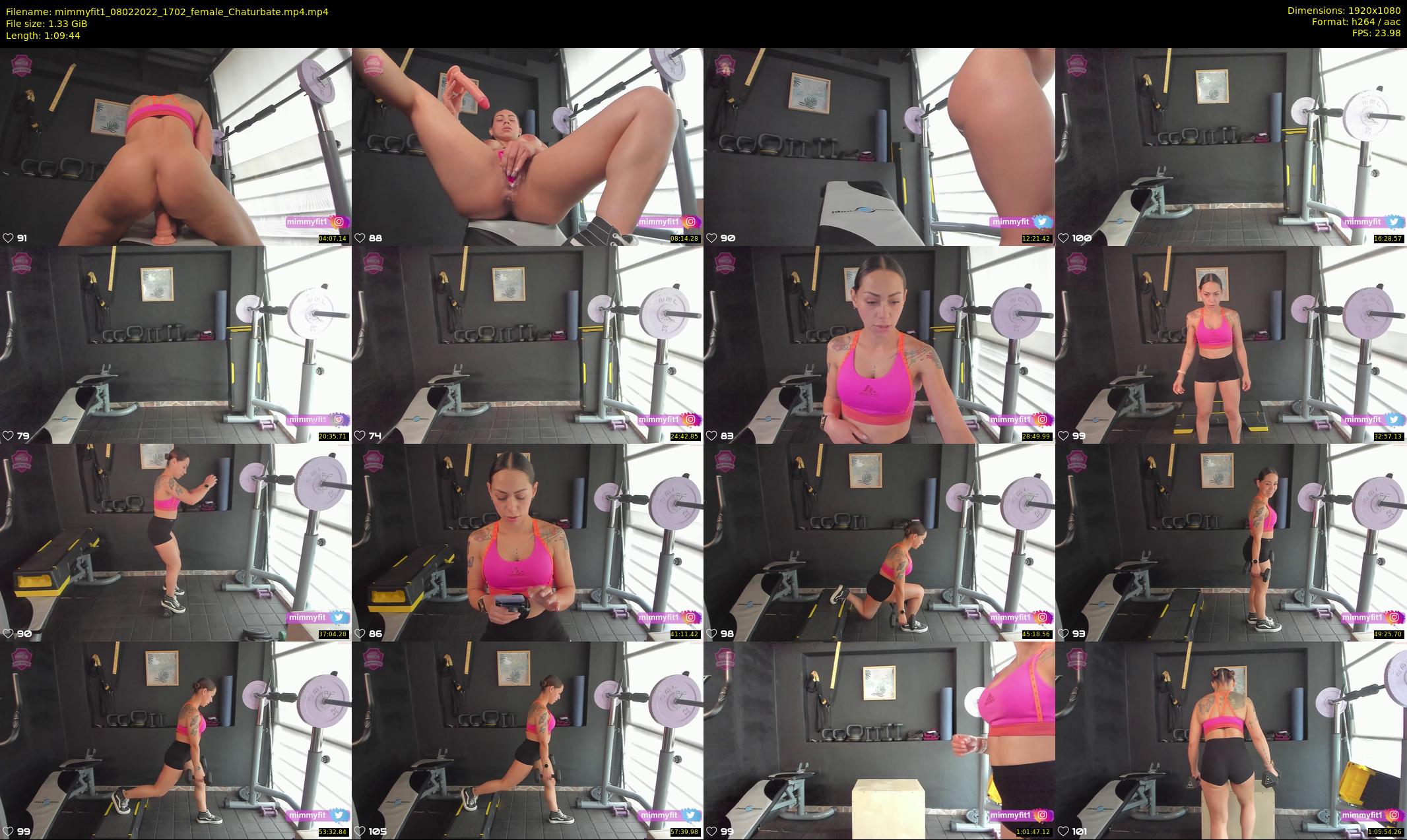 mimmyfit1 — 70 minute Chaturbate female cam show recording, 1080p, Feb 8, 2022