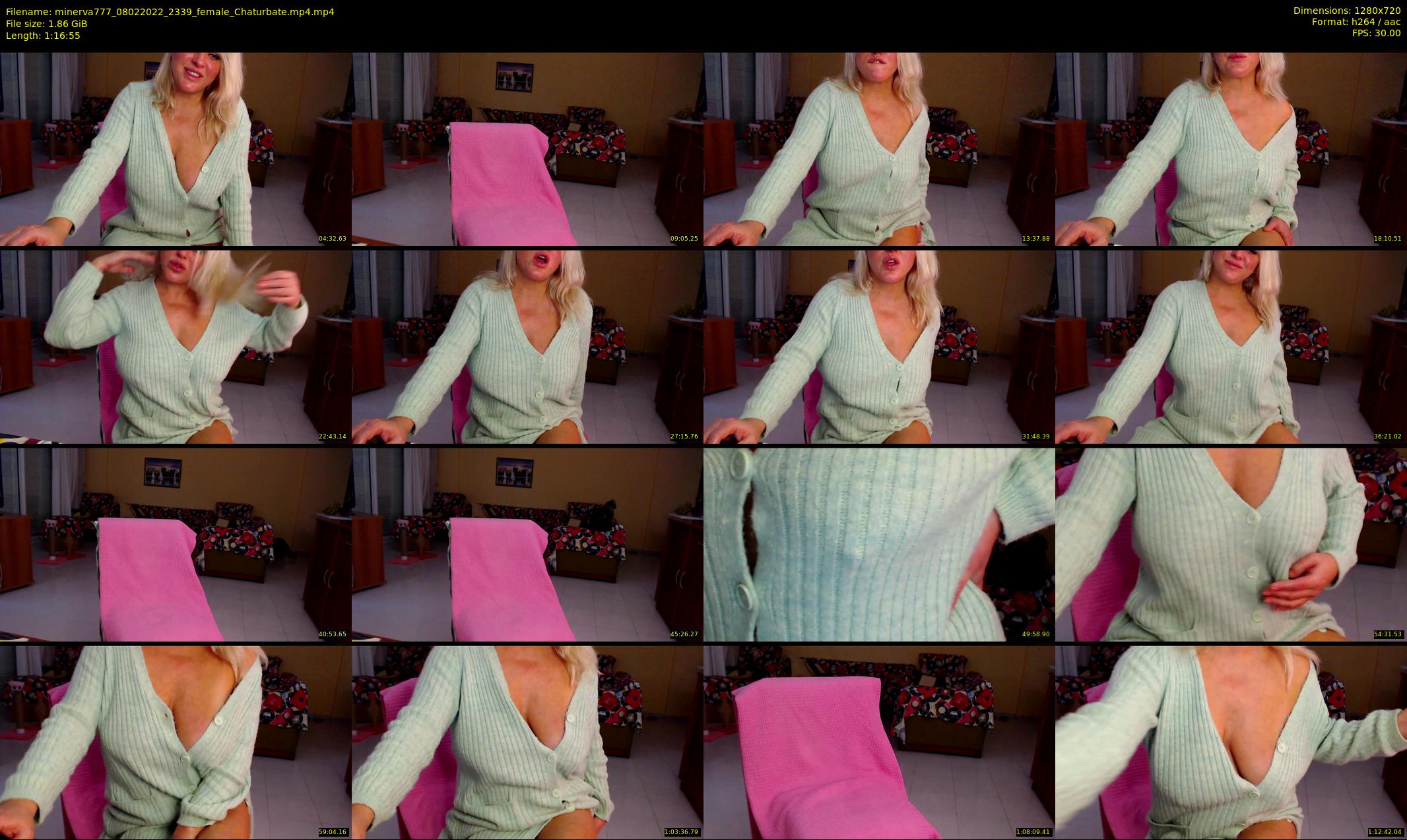minerva777 — 77 minute Chaturbate female cam show recording, 720p, Feb 8, 2022