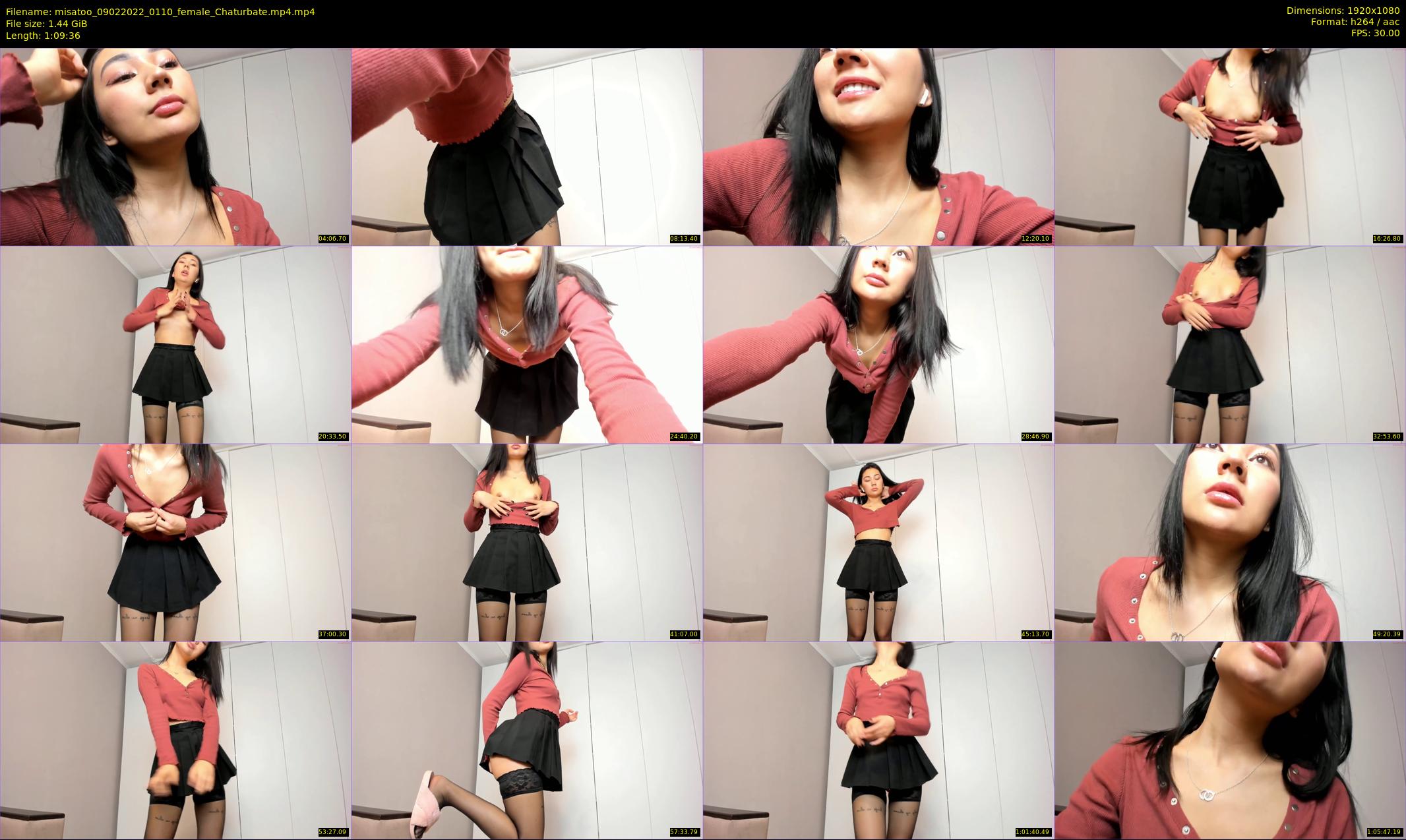 misatoo — 70 minute Chaturbate female cam show recording, 1080p, Feb 9, 2022
