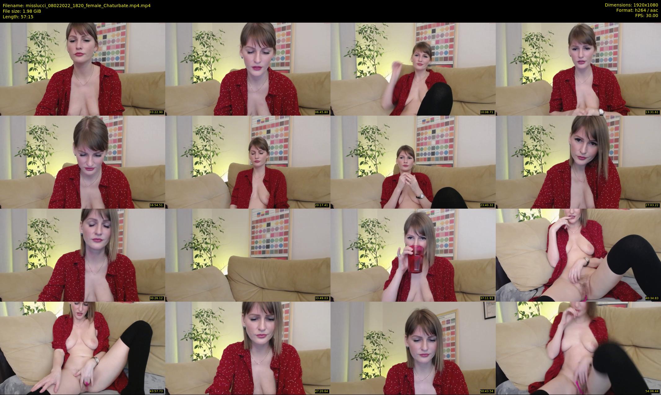misslucci — 58 minute Chaturbate female cam show recording, 1080p, Feb 8, 2022