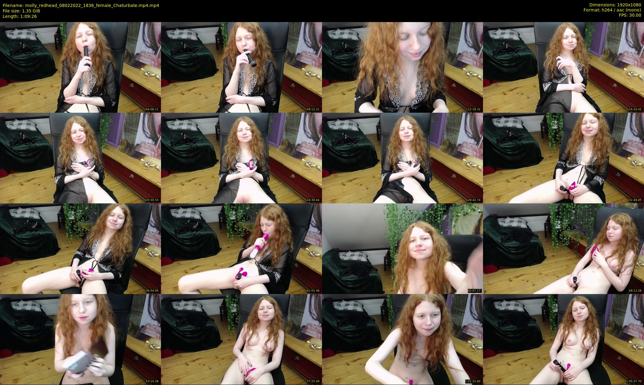molly_redhead — 70 minute Chaturbate female cam show recording, 1080p, Feb 8, 2022