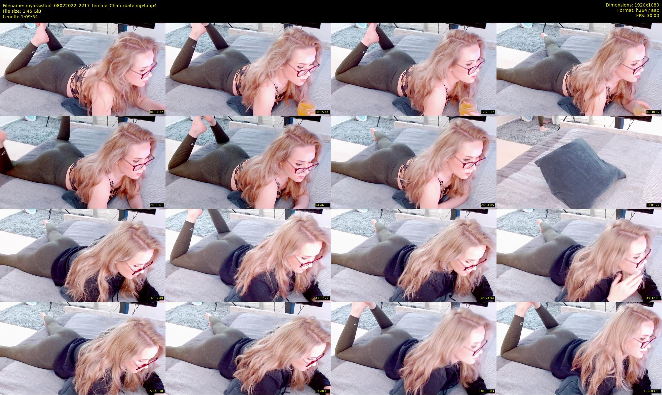 myassistant — 70 minute Chaturbate female cam show recording, 1080p, Feb 8, 2022