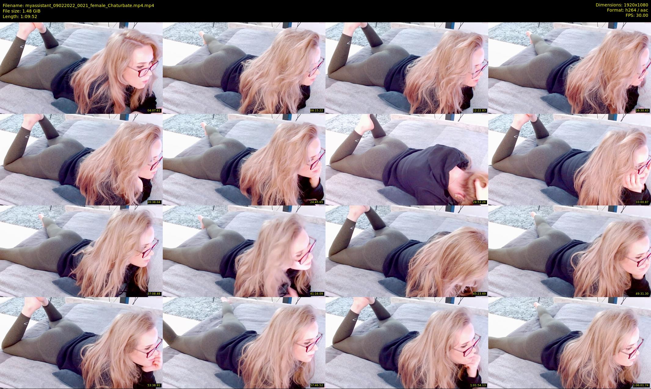 myassistant — 70 minute Chaturbate female cam show recording, 1080p, Feb 9, 2022