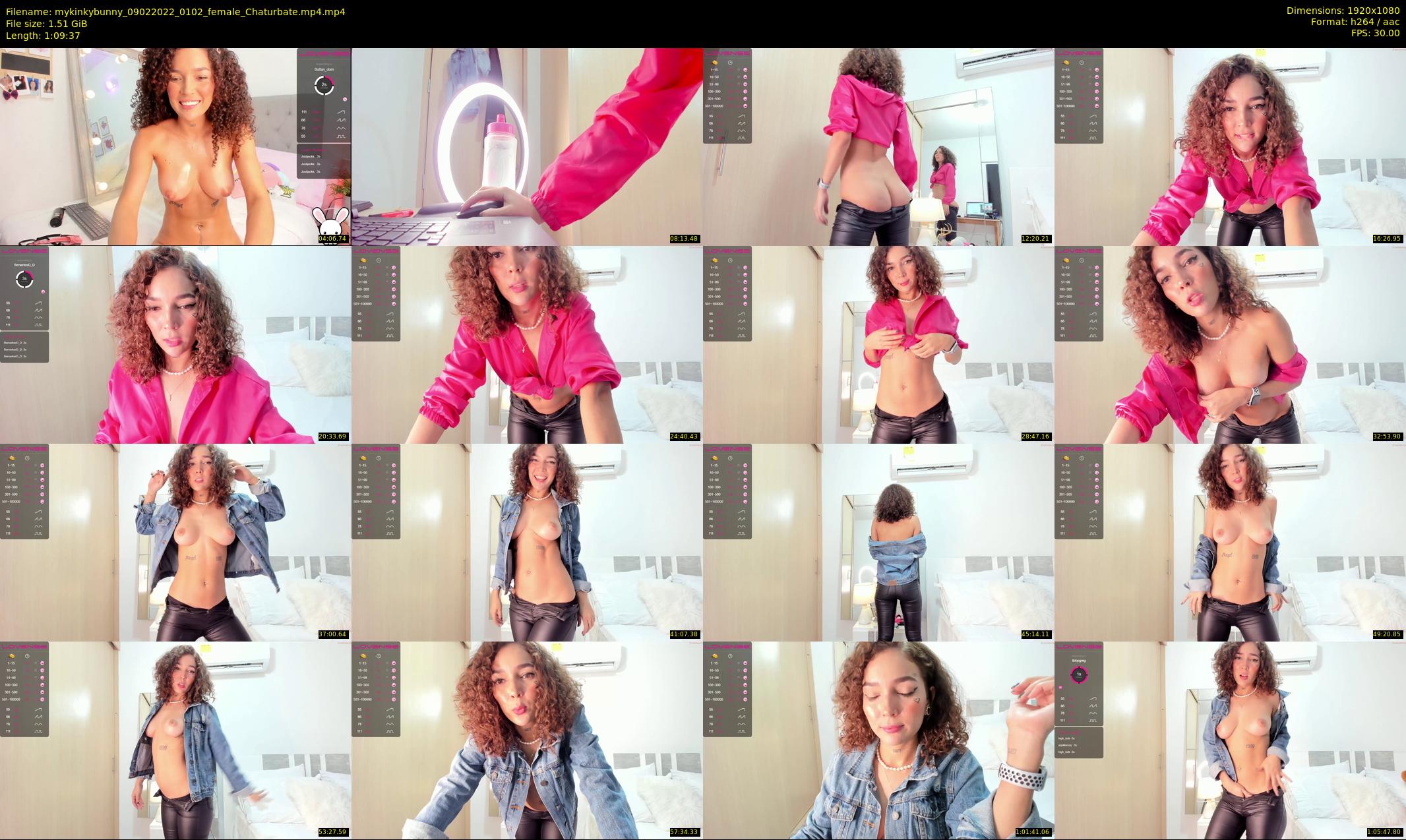 mykinkybunny — 70 minute Chaturbate female cam show recording, 1080p, Feb 9, 2022