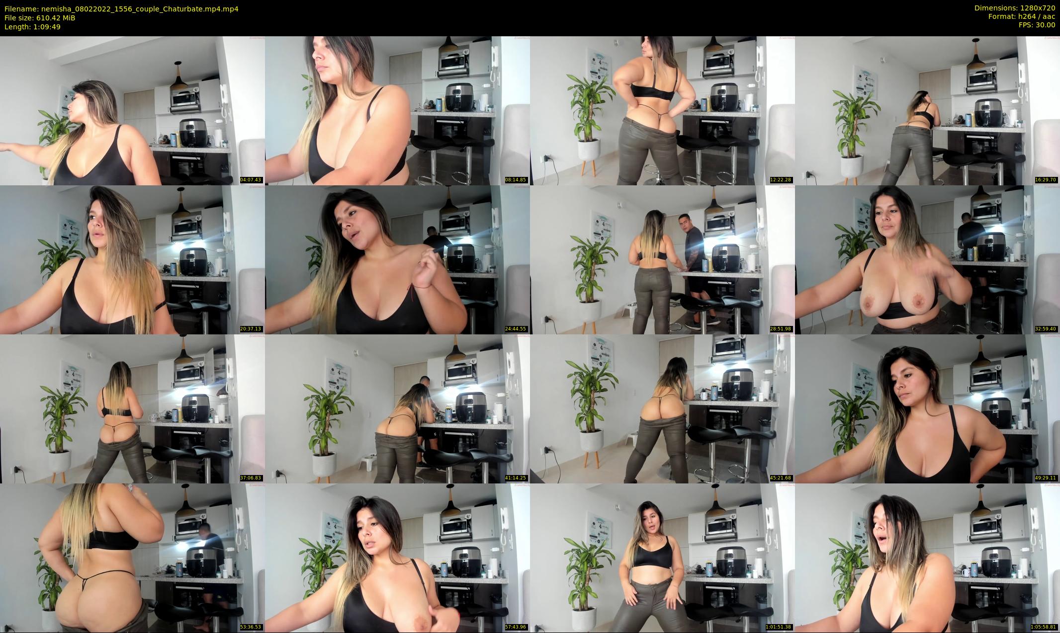 nemisha — 70 minute Chaturbate female cam show recording, 720p, Feb 8, 2022
