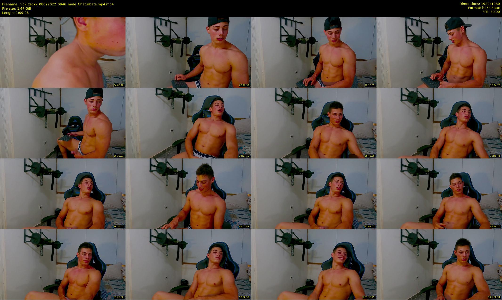 nick_zackk — 70 minute Chaturbate male cam show recording, 1080p, Feb 8, 2022