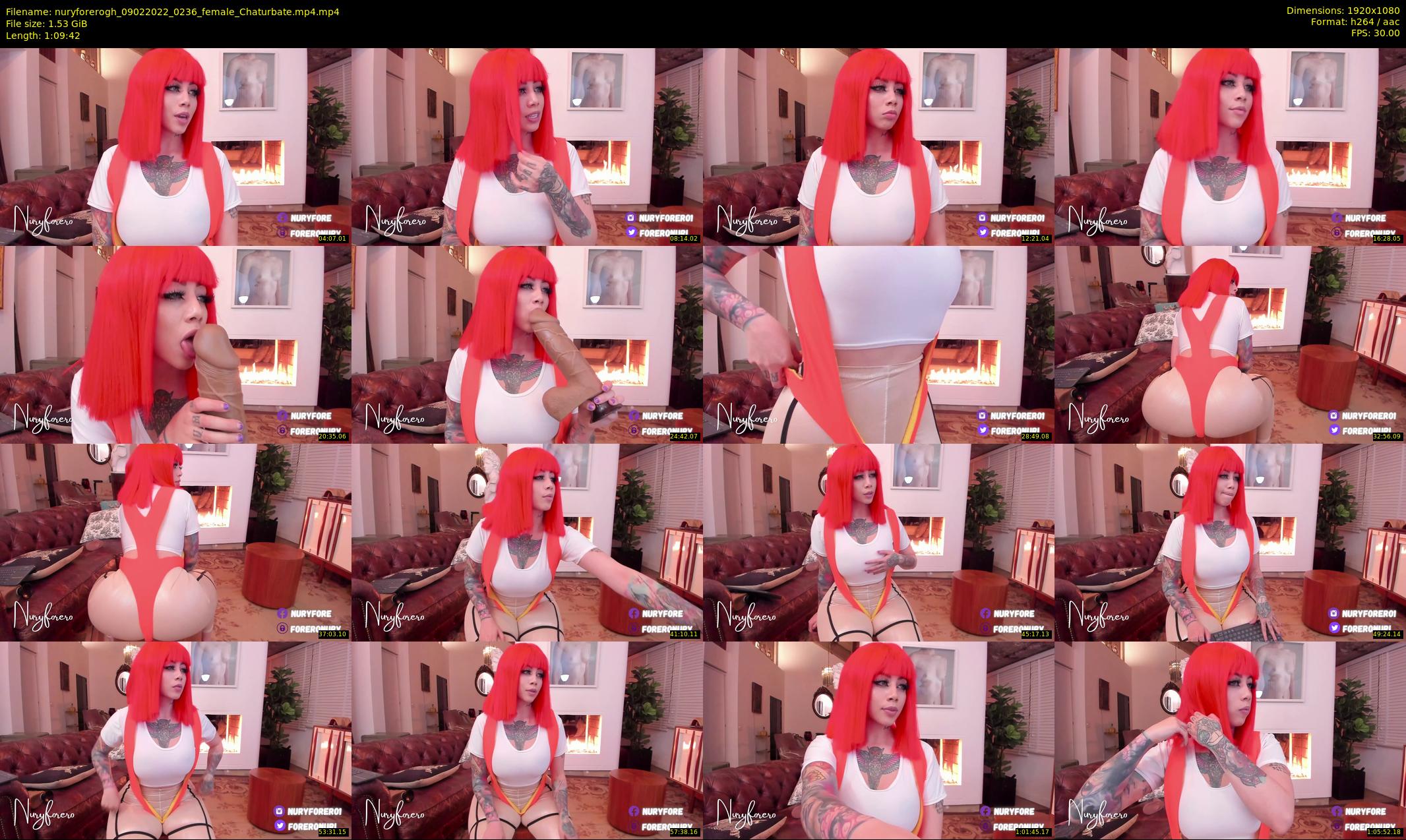 nuryforerogh — 70 minute Chaturbate female cam show recording, 1080p, Feb 9, 2022
