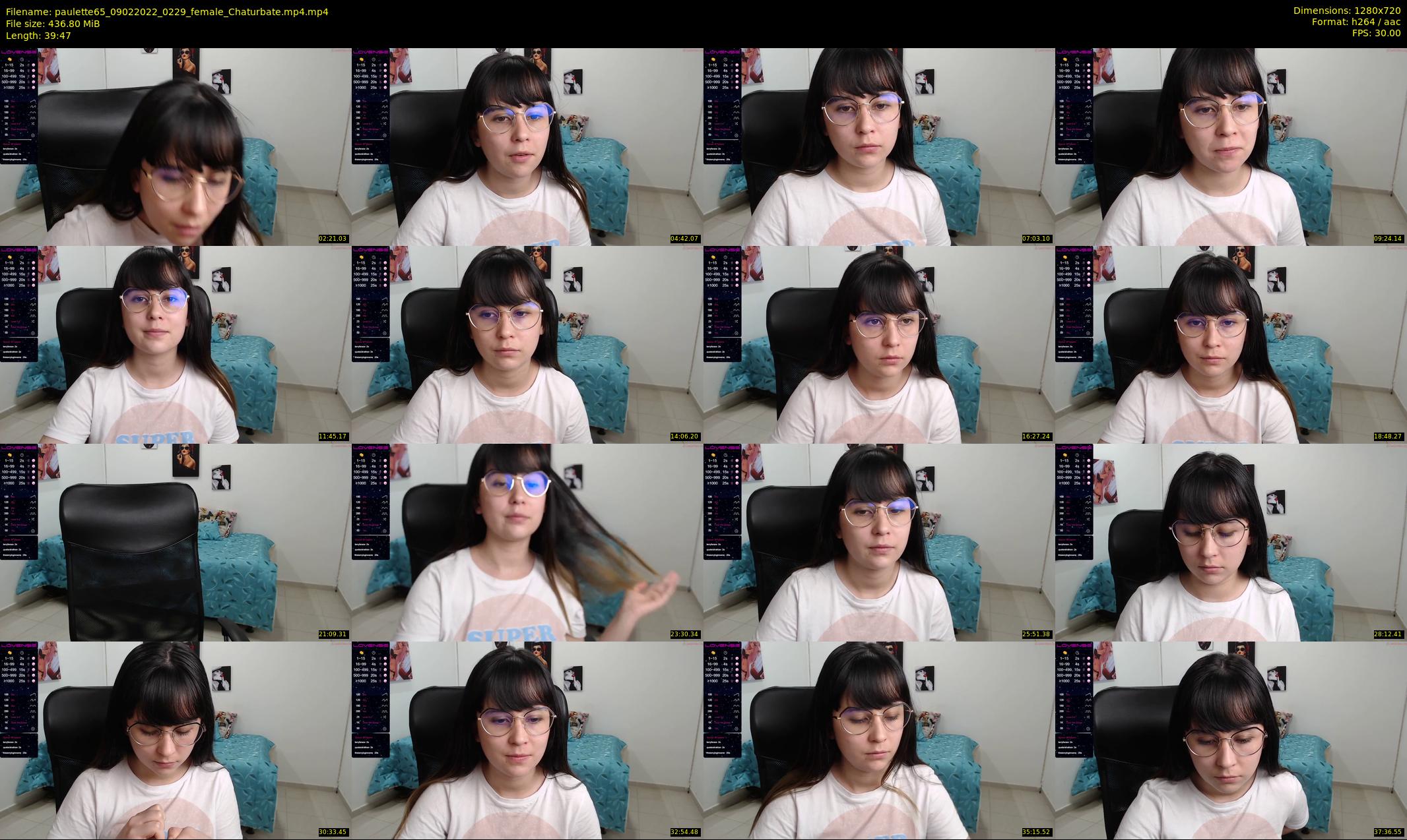 paulette65 — 40 minute Chaturbate female cam show recording, 720p, Feb 9, 2022