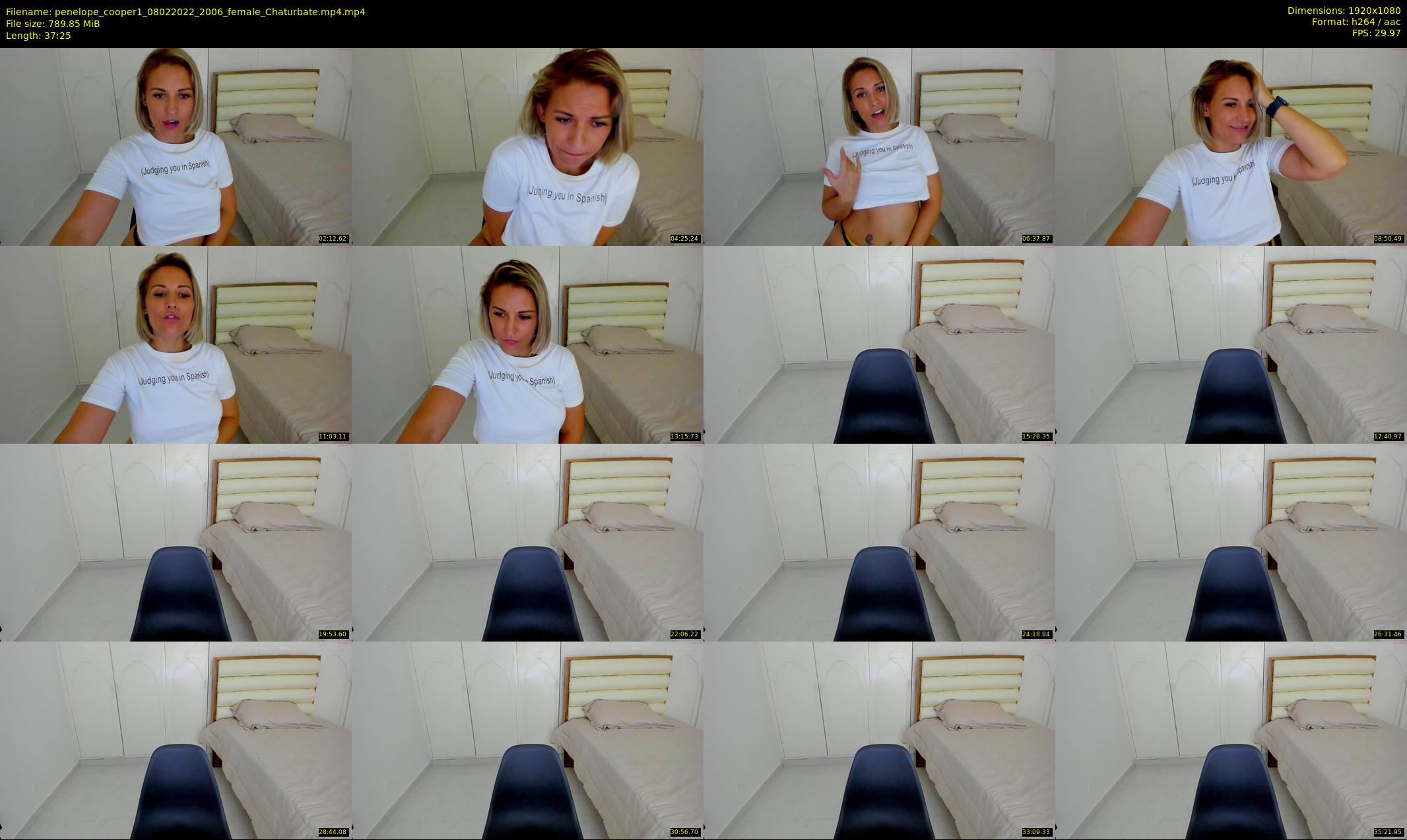 penelope_cooper1 — 38 minute Chaturbate female cam show recording, 1080p, Feb 8, 2022