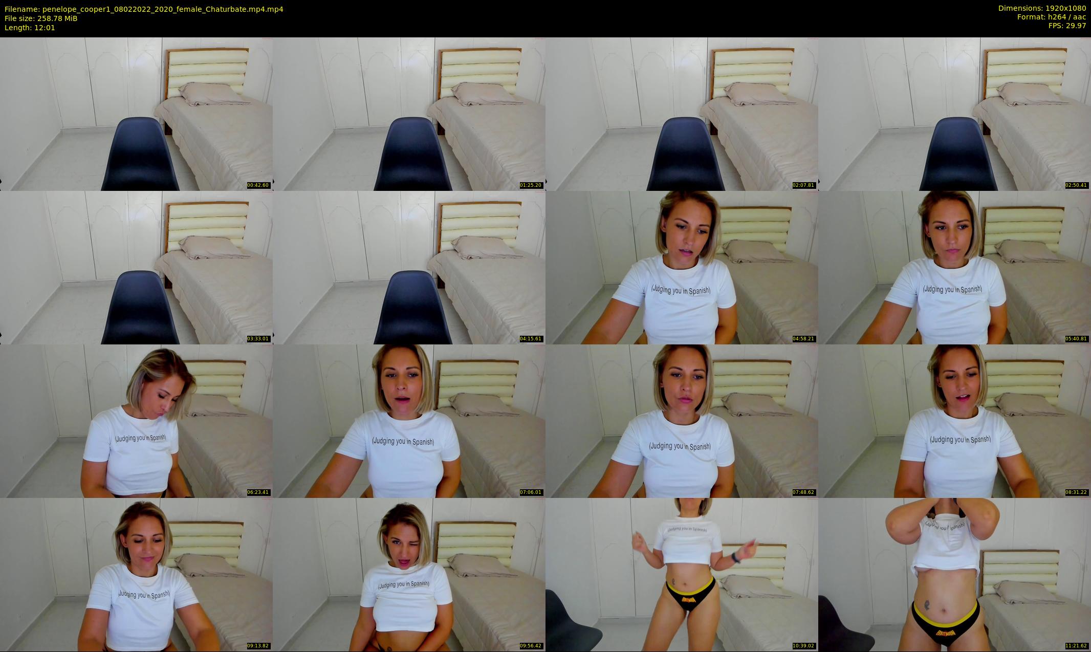penelope_cooper1 — 13 minute Chaturbate female cam show recording, 1080p, Feb 8, 2022