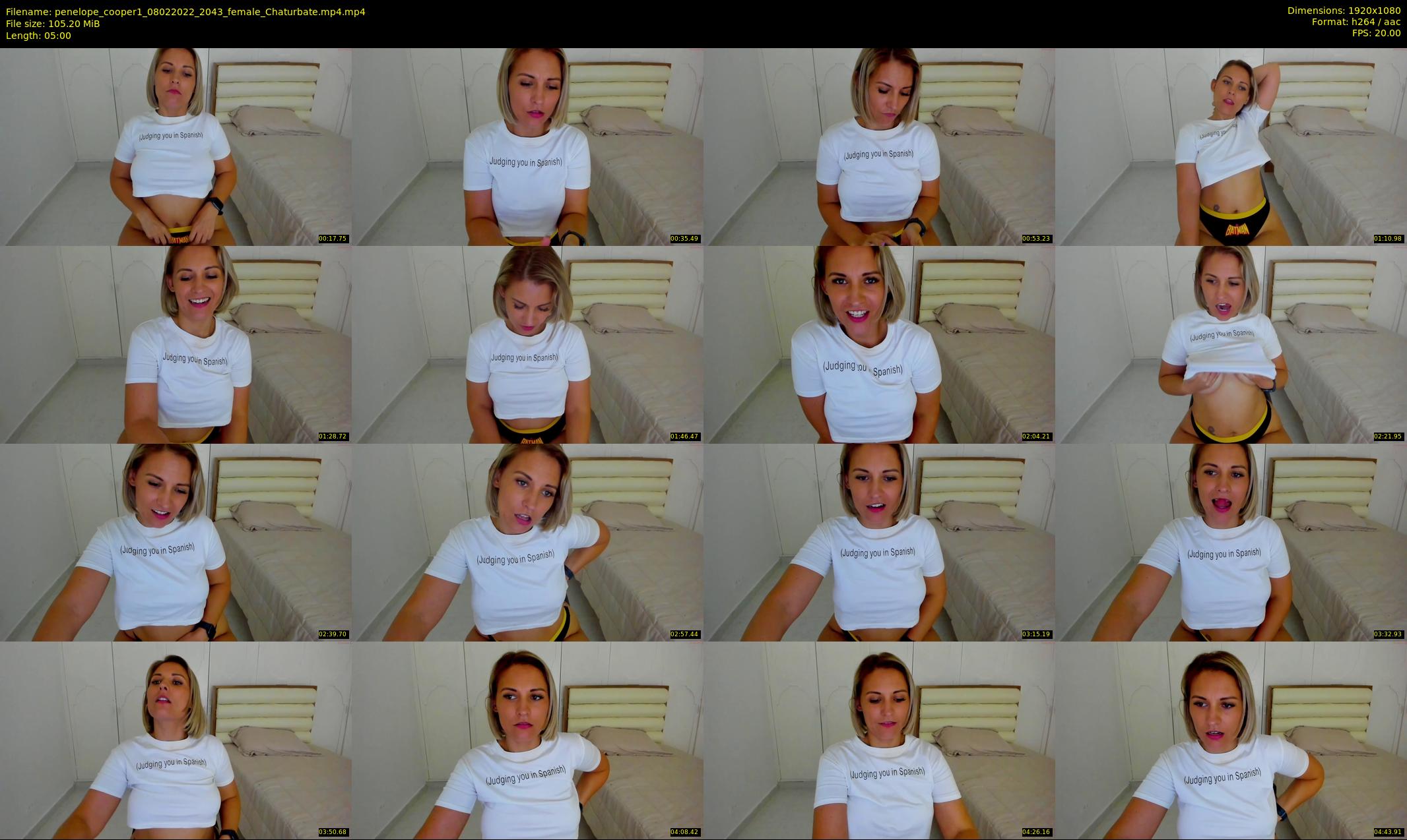 penelope_cooper1 — 5 minute Chaturbate female cam show recording, 1080p, Feb 8, 2022