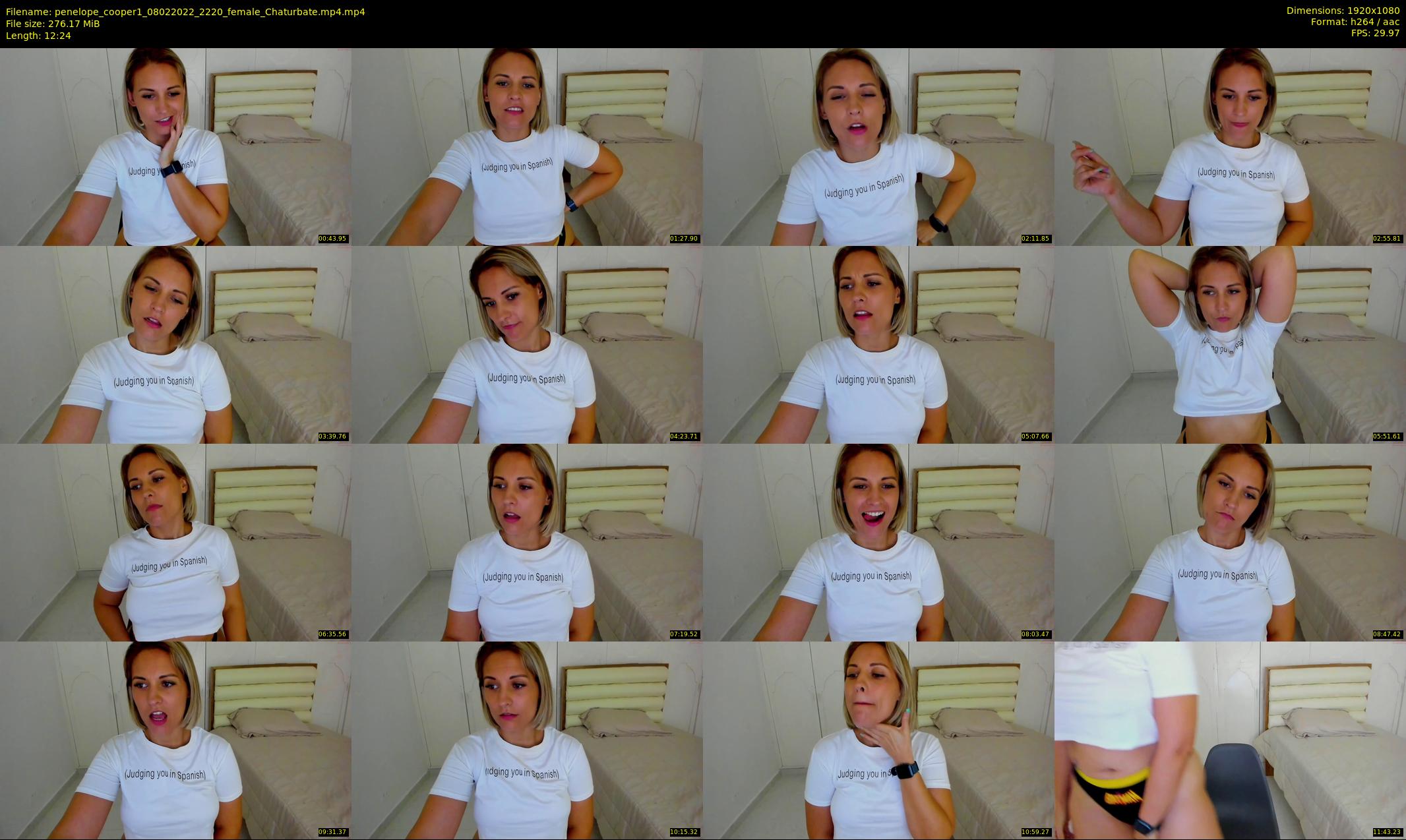 penelope_cooper1 — 13 minute Chaturbate female cam show recording, 1080p, Feb 8, 2022