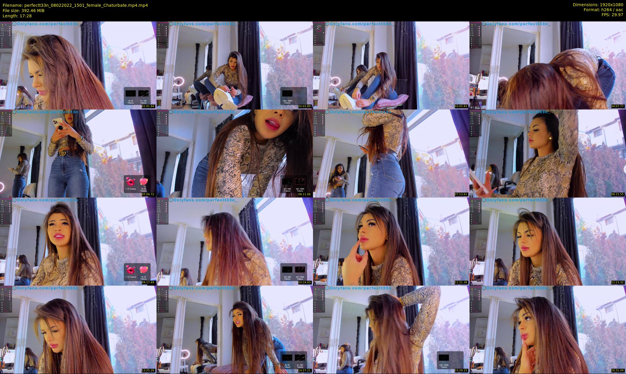 perfectt33n — 18 minute Chaturbate female cam show recording, 1080p, Feb 8, 2022