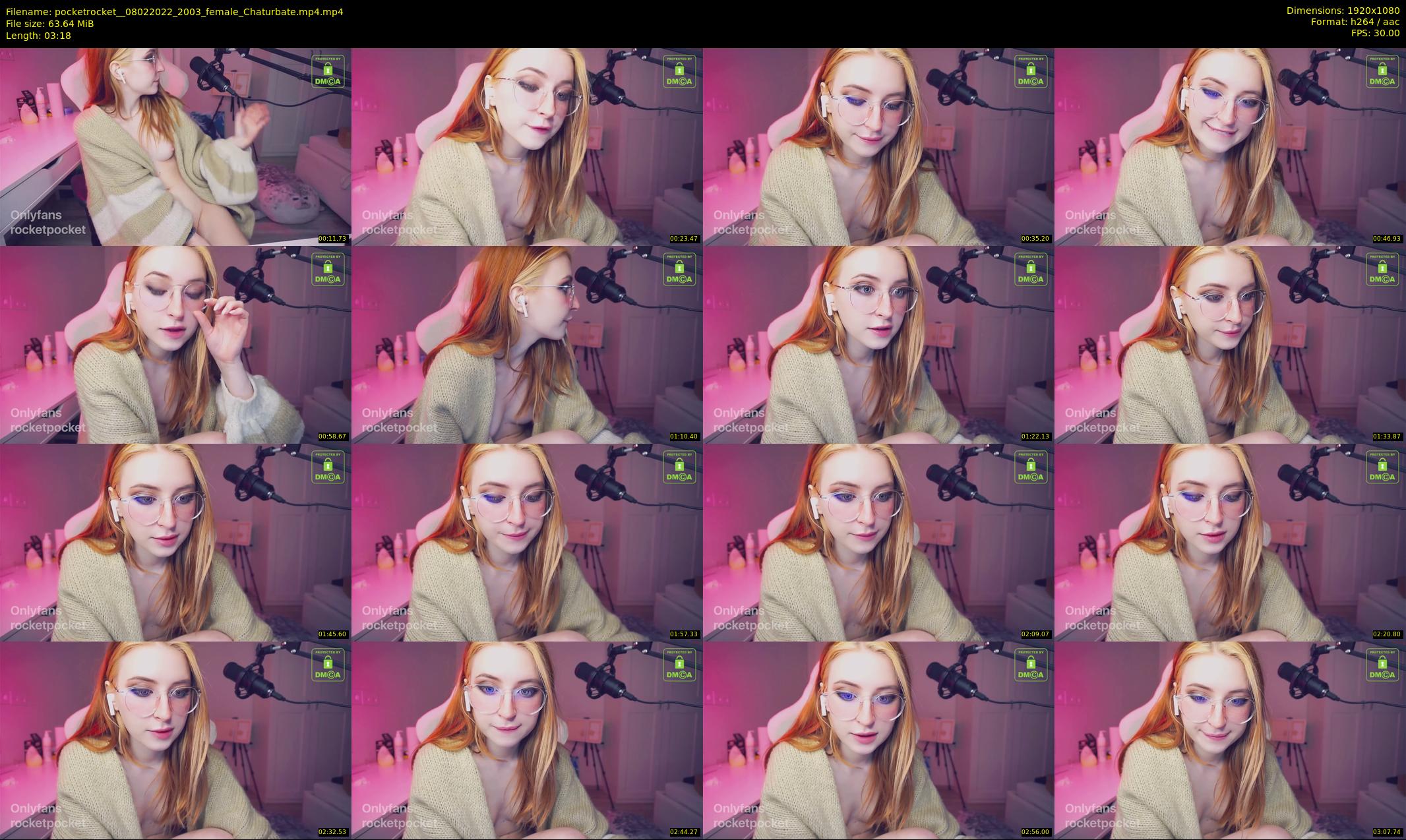 pocketrocket_ — 4 minute Chaturbate female cam show recording, 1080p, Feb 8, 2022