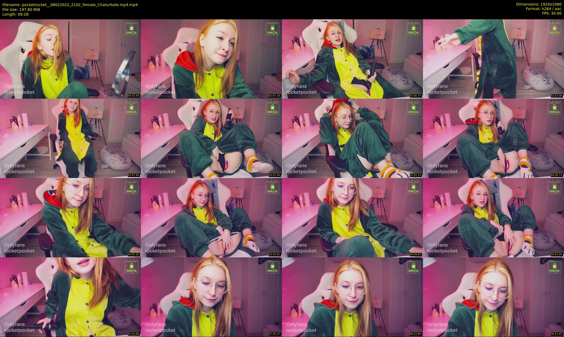 pocketrocket_ — 10 minute Chaturbate female cam show recording, 1080p, Feb 8, 2022