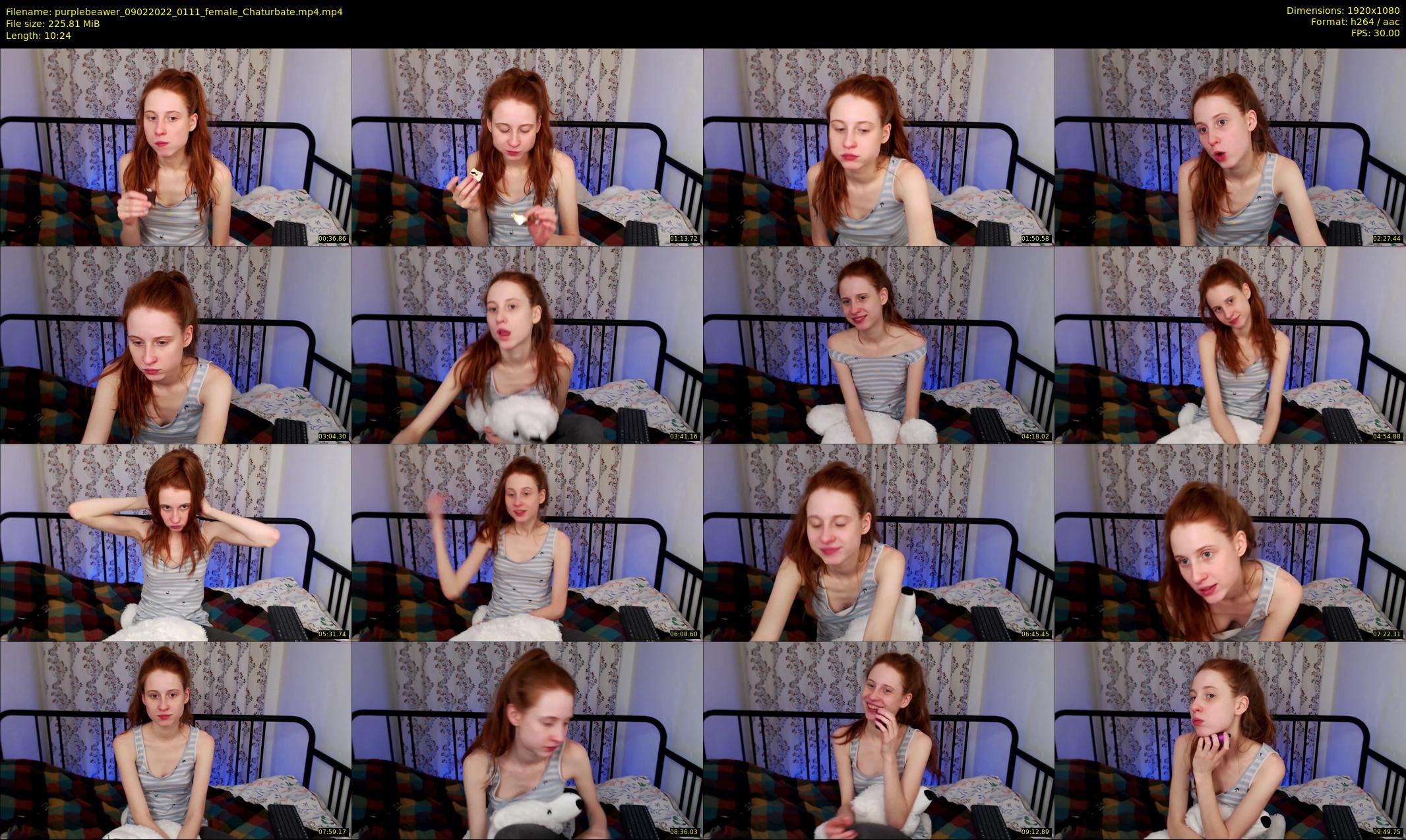 purplebeawer — 11 minute Chaturbate female cam show recording, 1080p, Feb 9, 2022