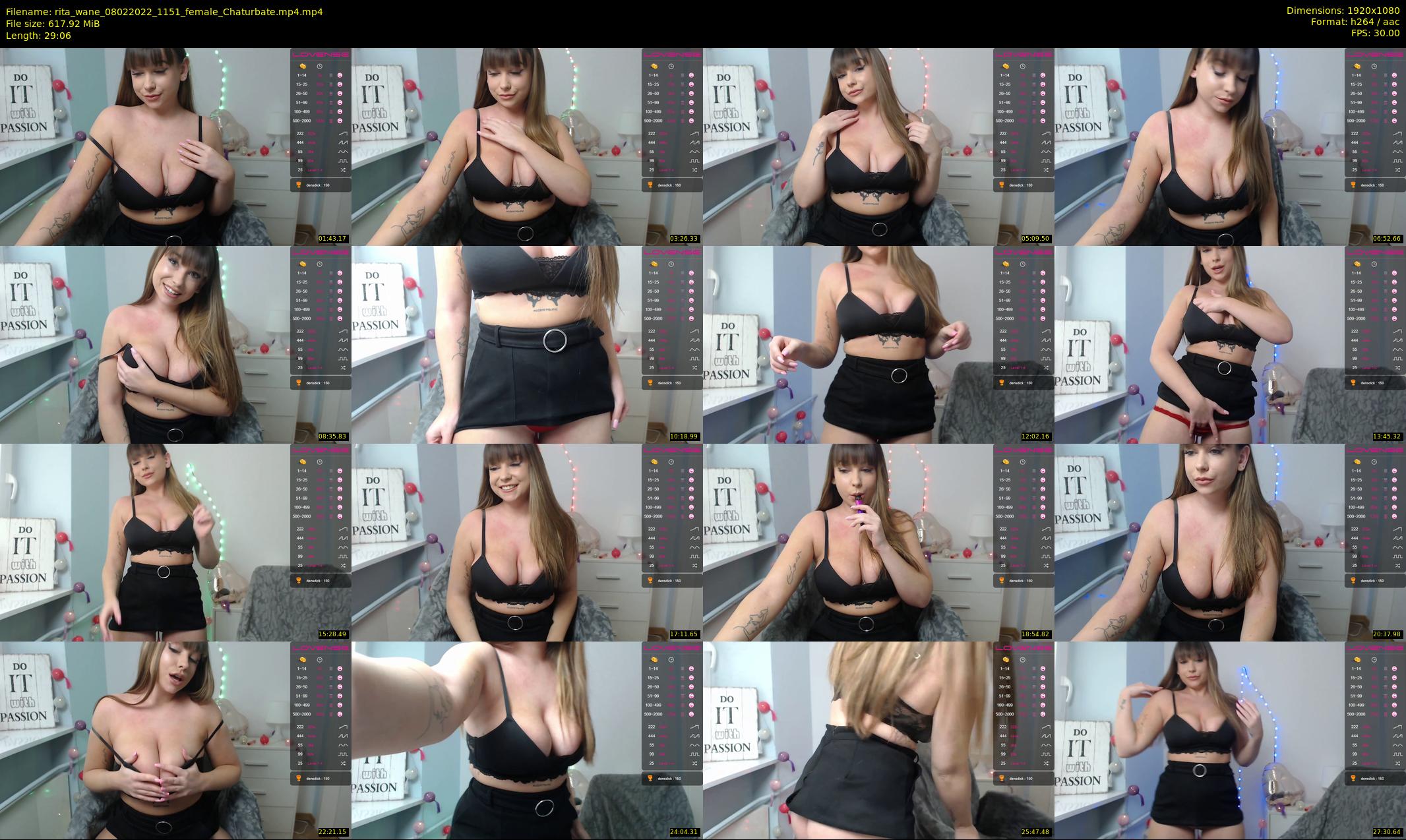 rita_wane — 30 minute Chaturbate female cam show recording, 1080p, Feb 8, 2022