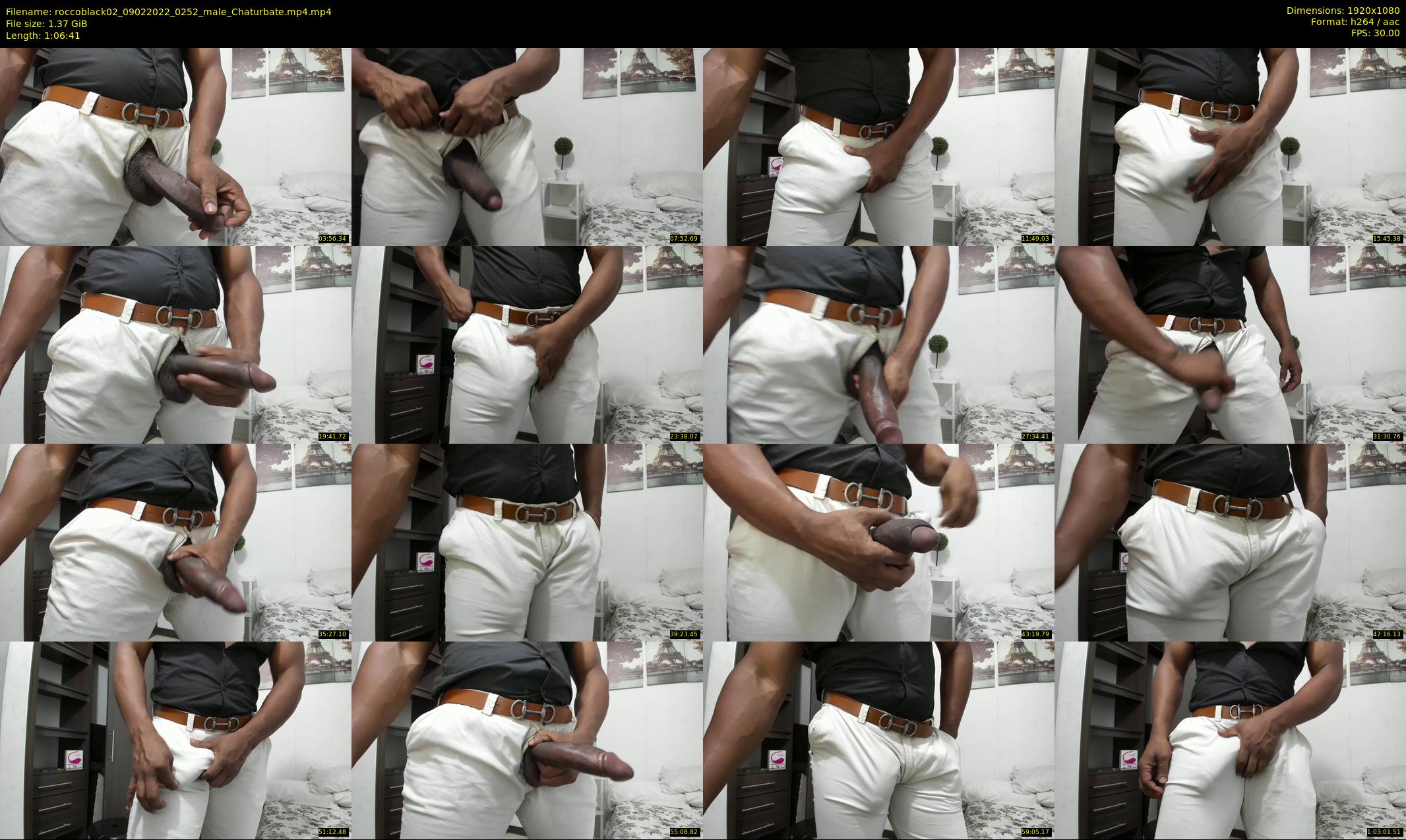 roccoblack02 — 67 minute Chaturbate male cam show recording, 1080p, Feb 9, 2022