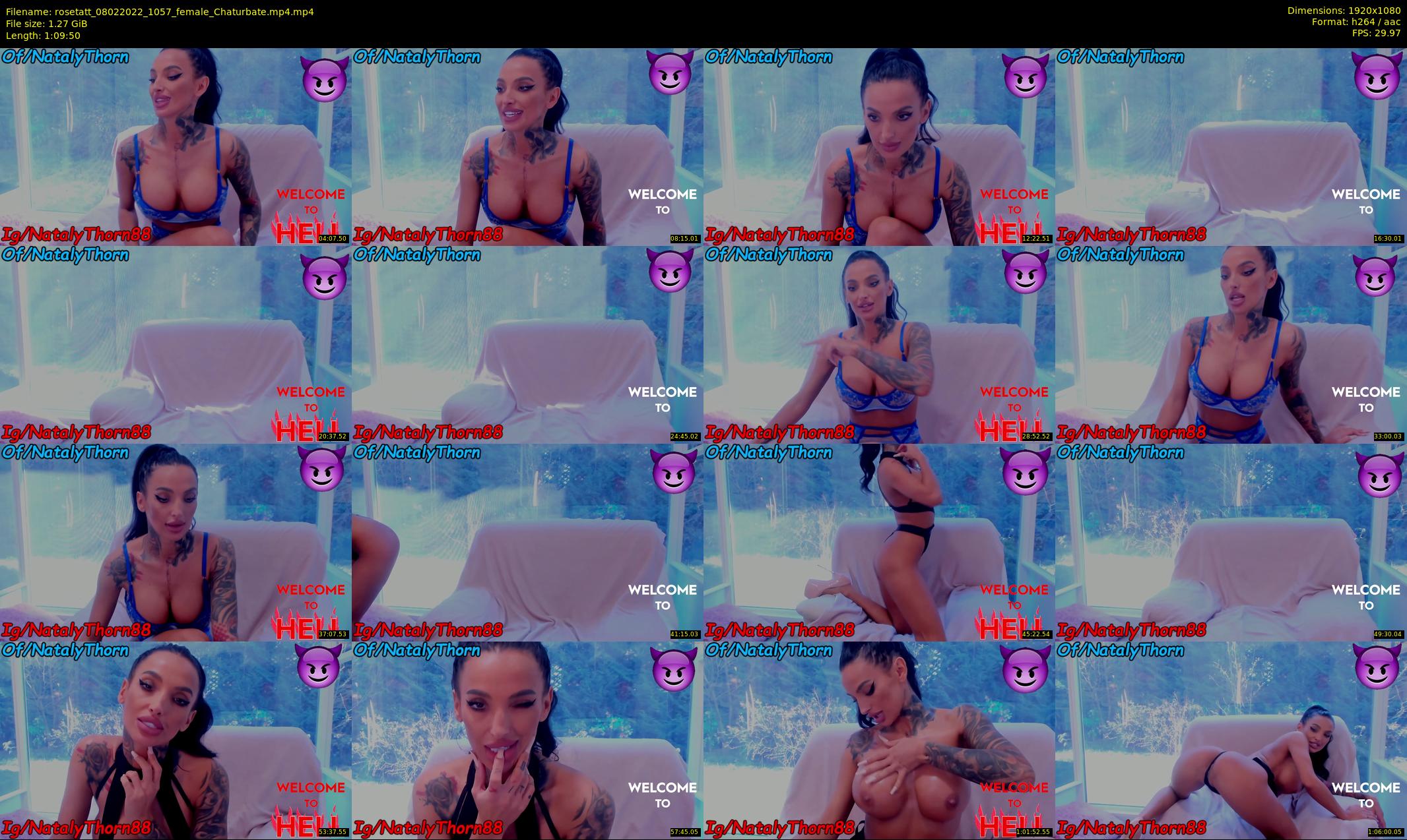 rosetatt — 70 minute Chaturbate female cam show recording, 1080p, Feb 8, 2022