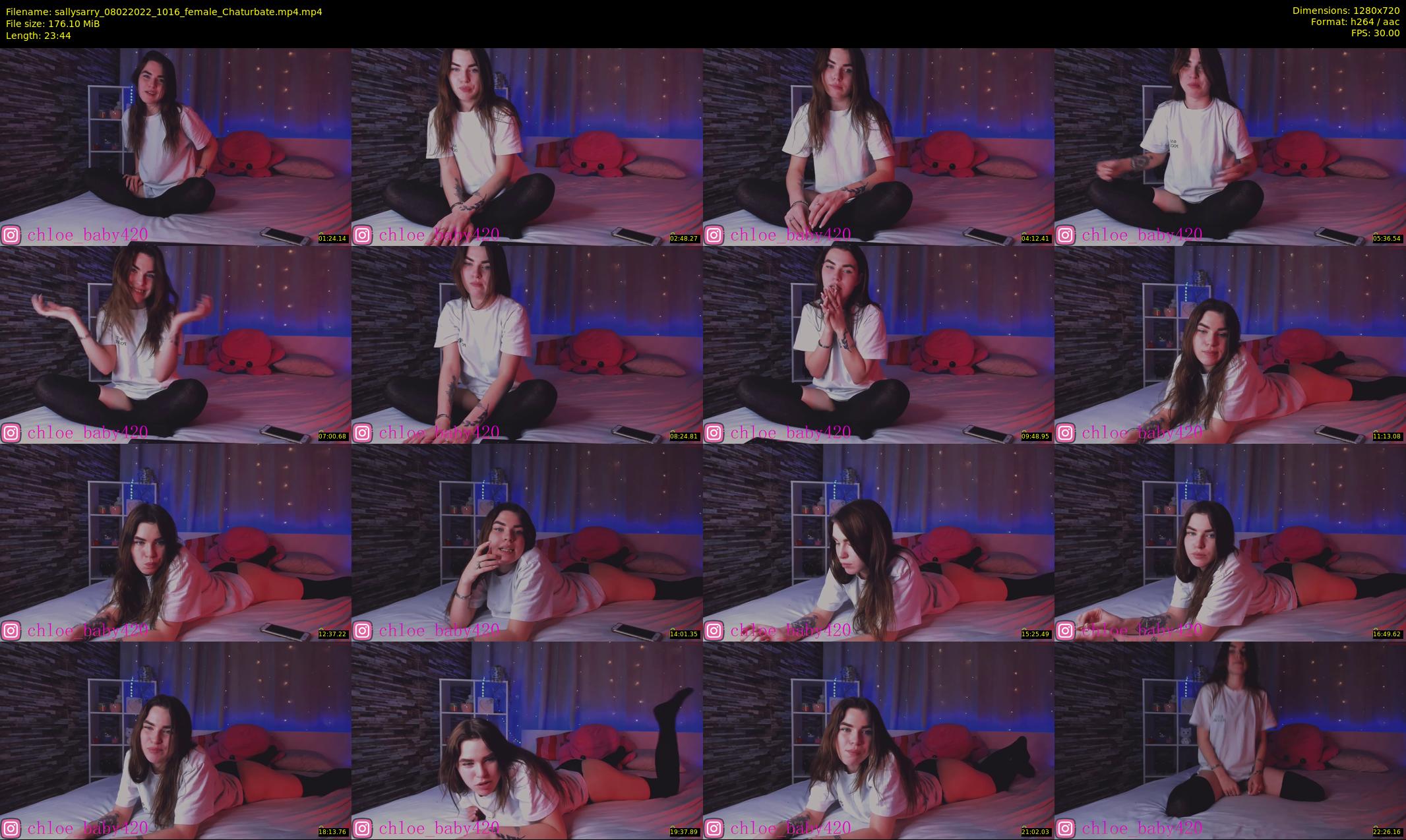 sallysarry — 24 minute Chaturbate couple cam show recording, 720p, Feb 8, 2022